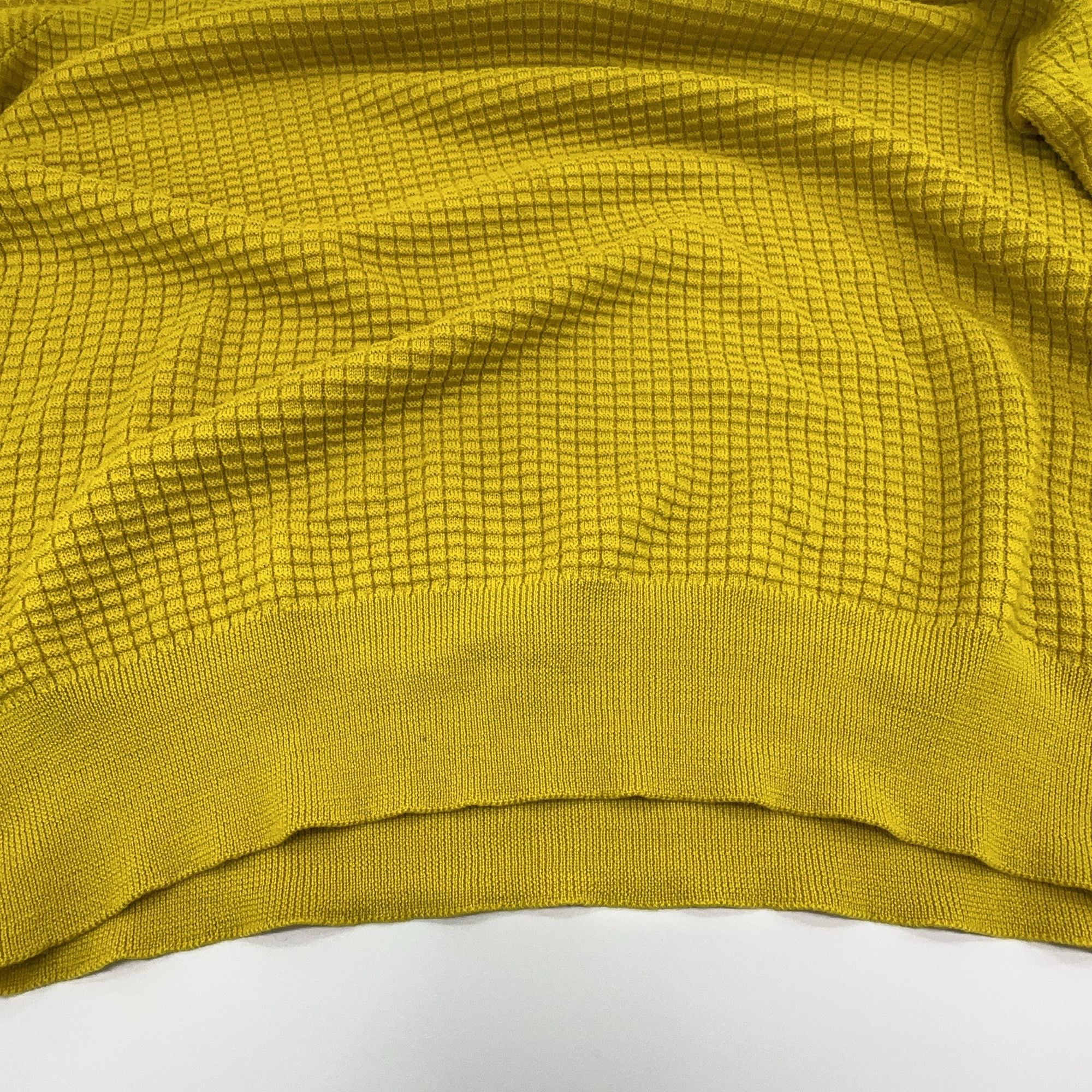 Maison Margiela Maison Margiela Yellow Waffle Knit Sweater Size 1 Size US S / EU 44-46 / 1 - 6 Thumbnail