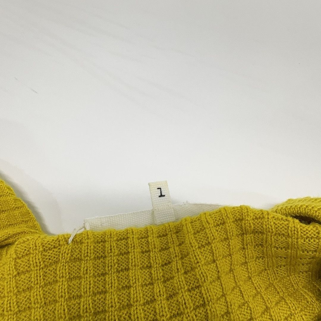 Maison Margiela Maison Margiela Yellow Waffle Knit Sweater Size 1 Size US S / EU 44-46 / 1 - 4 Thumbnail