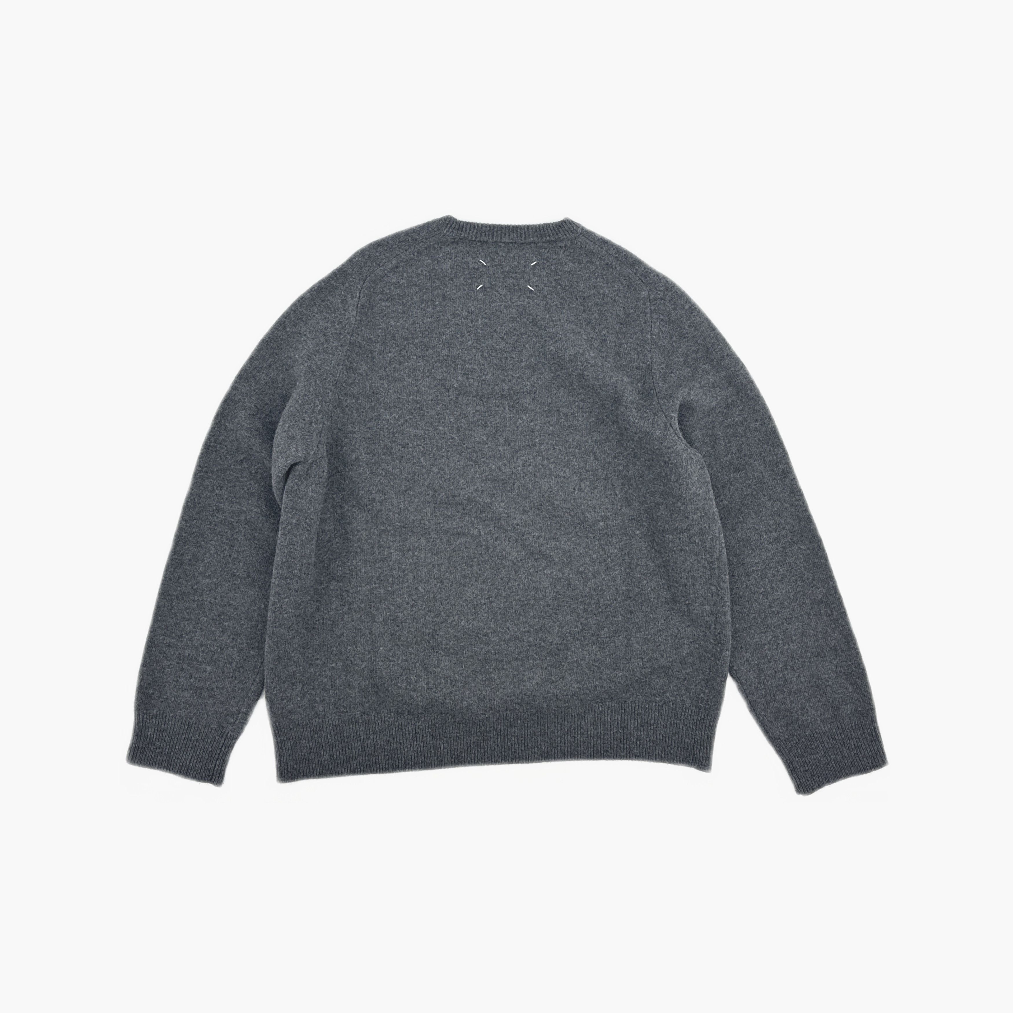 Maison Margiela Maison Margiela Gray Wool Sweater Size M Size M / US 6-8 / IT 42-44 - 2 Thumbnail