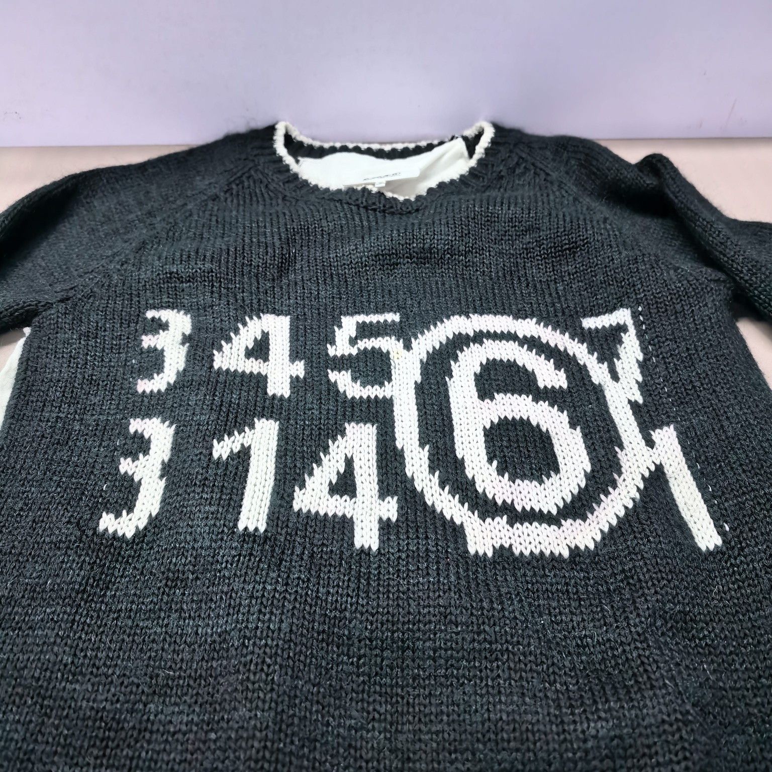 MM6 MM6 Maison Margiela Numeric Knit Sweater Size S Size S / US 4 / IT 40 - 6 Thumbnail