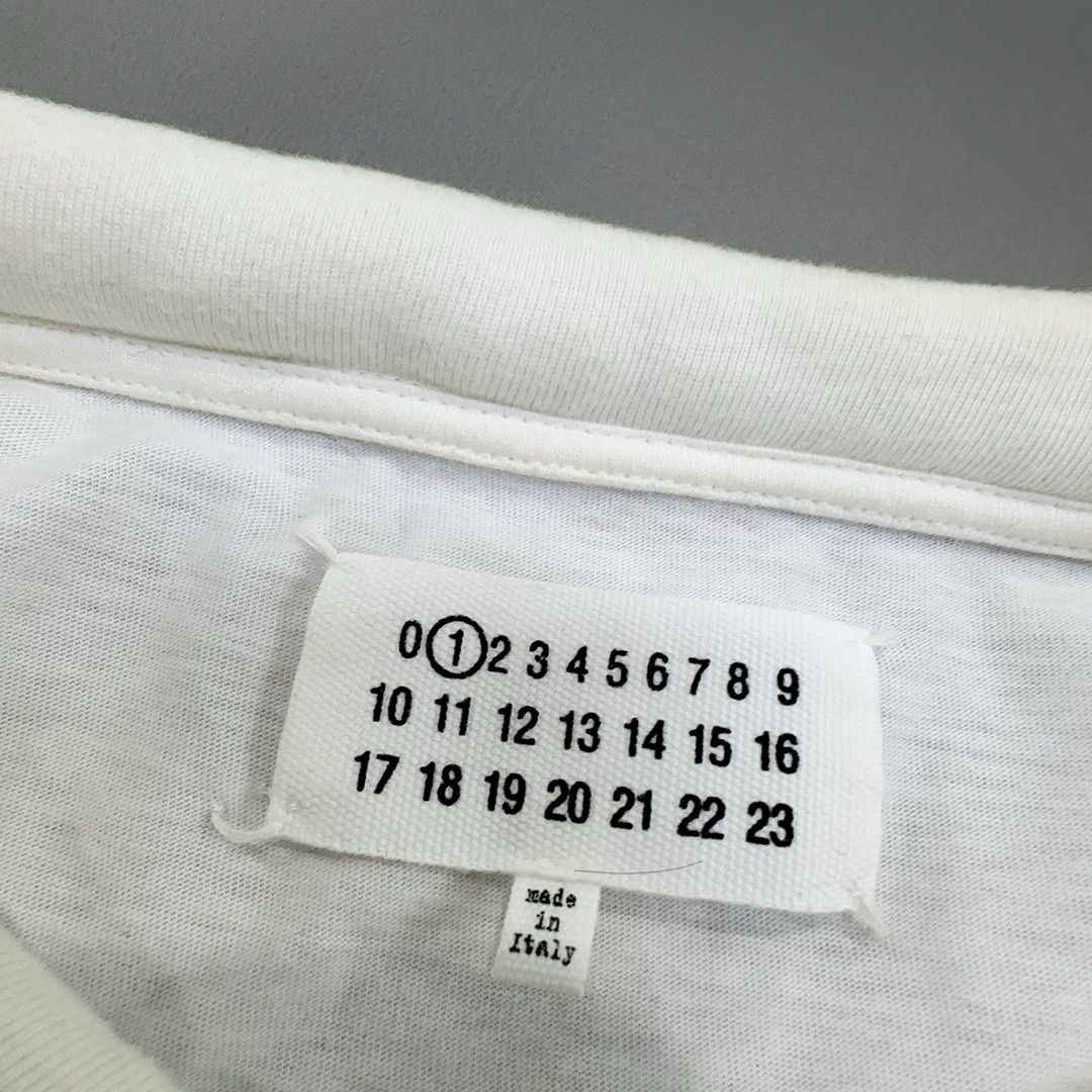 Maison Margiela Maison Margiela Logo White T-Shirt Size M Size M / US 6-8 / IT 42-44 - 4 Thumbnail