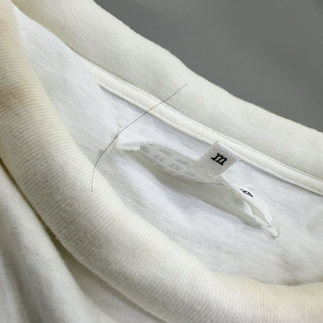 Maison Margiela Maison Margiela Logo White T-Shirt Size M Size M / US 6-8 / IT 42-44 - 5 Thumbnail