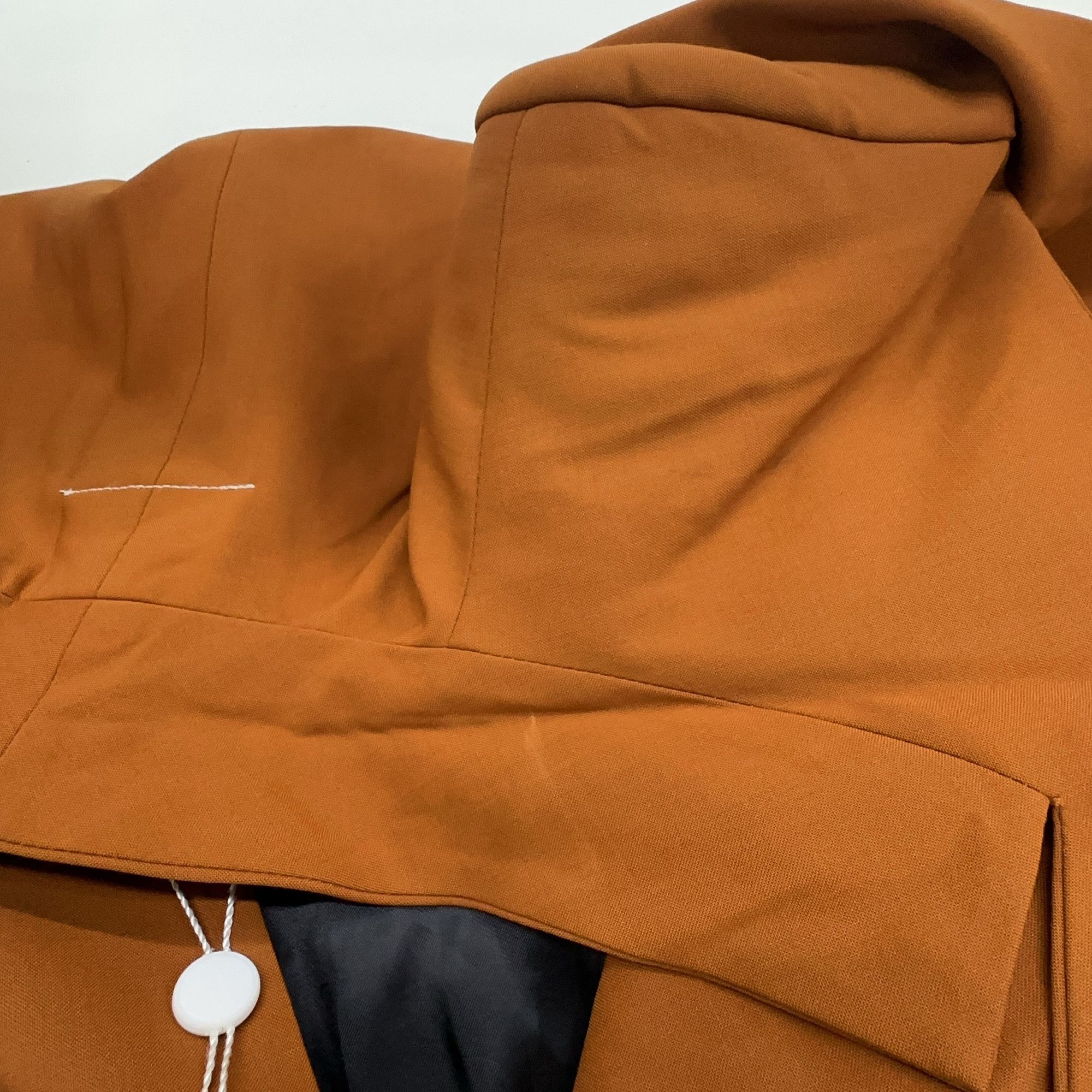MM6 MM6 Maison Margiela Brown Double Breasted Coat Size 38 Size XS / US 0-2 / IT 36-38 - 6 Thumbnail