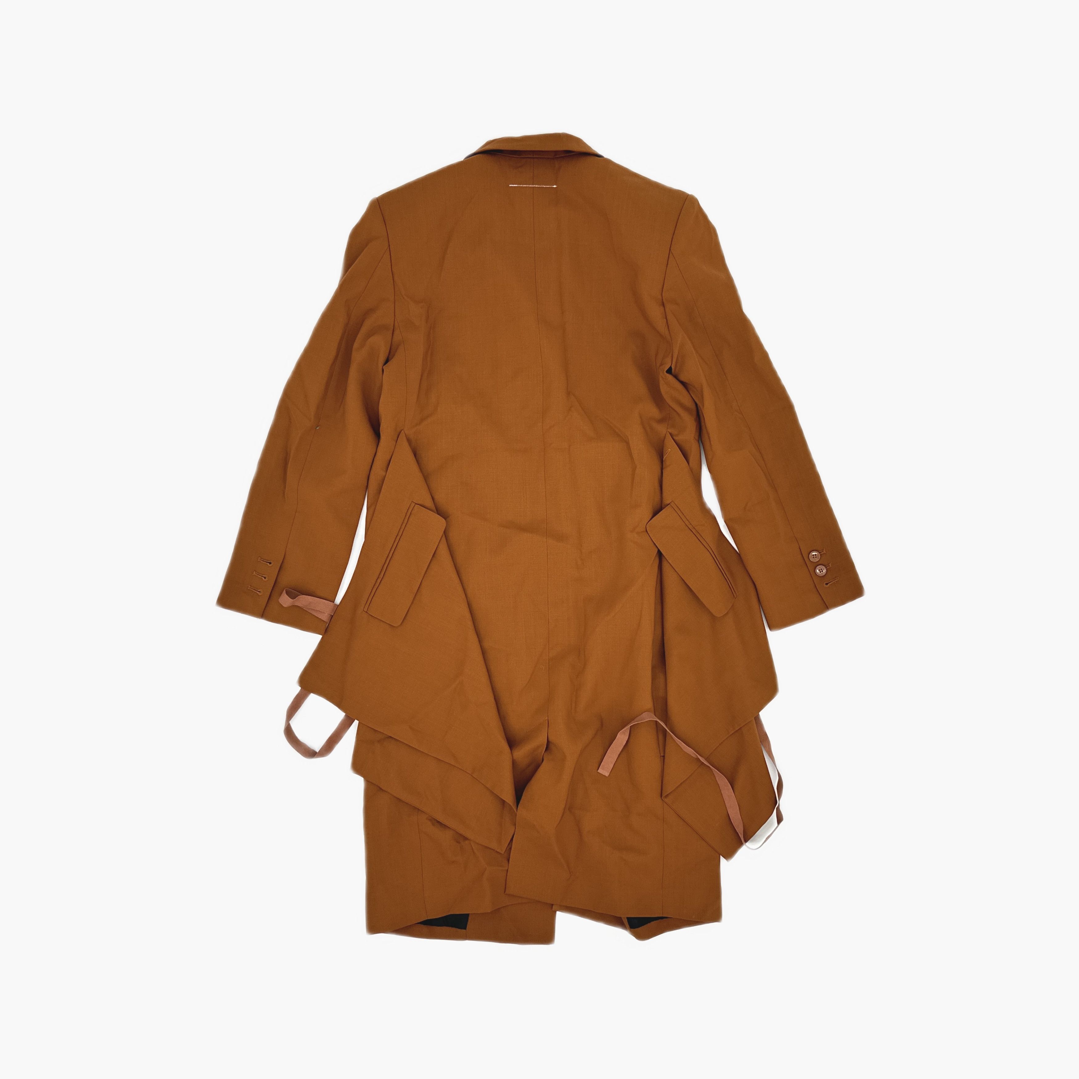 MM6 MM6 Maison Margiela Brown Double Breasted Coat Size 38 Size XS / US 0-2 / IT 36-38 - 2 Thumbnail