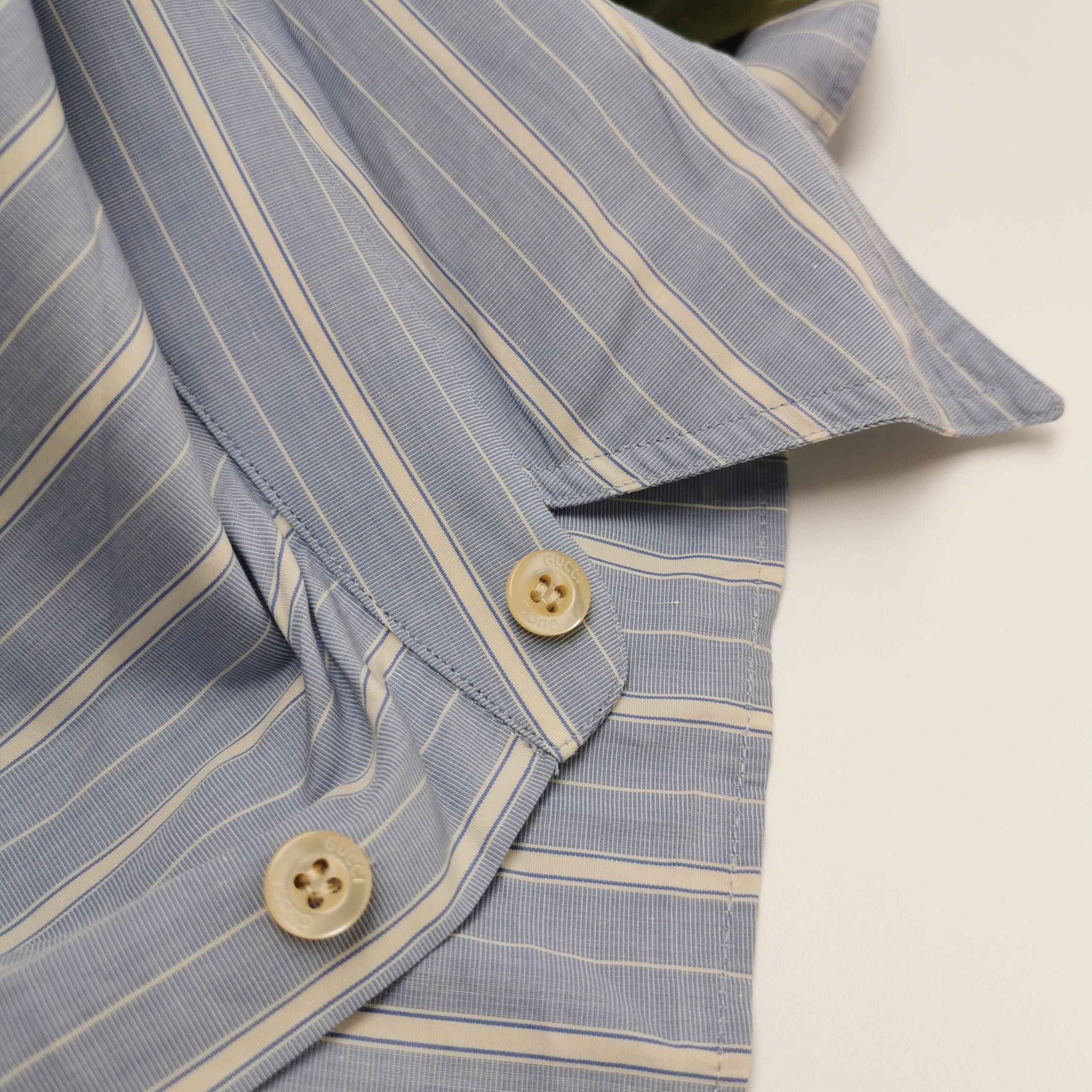Gucci Gucci Men l Button Ups Size US L / EU 52-54 / 3 - 3 Thumbnail