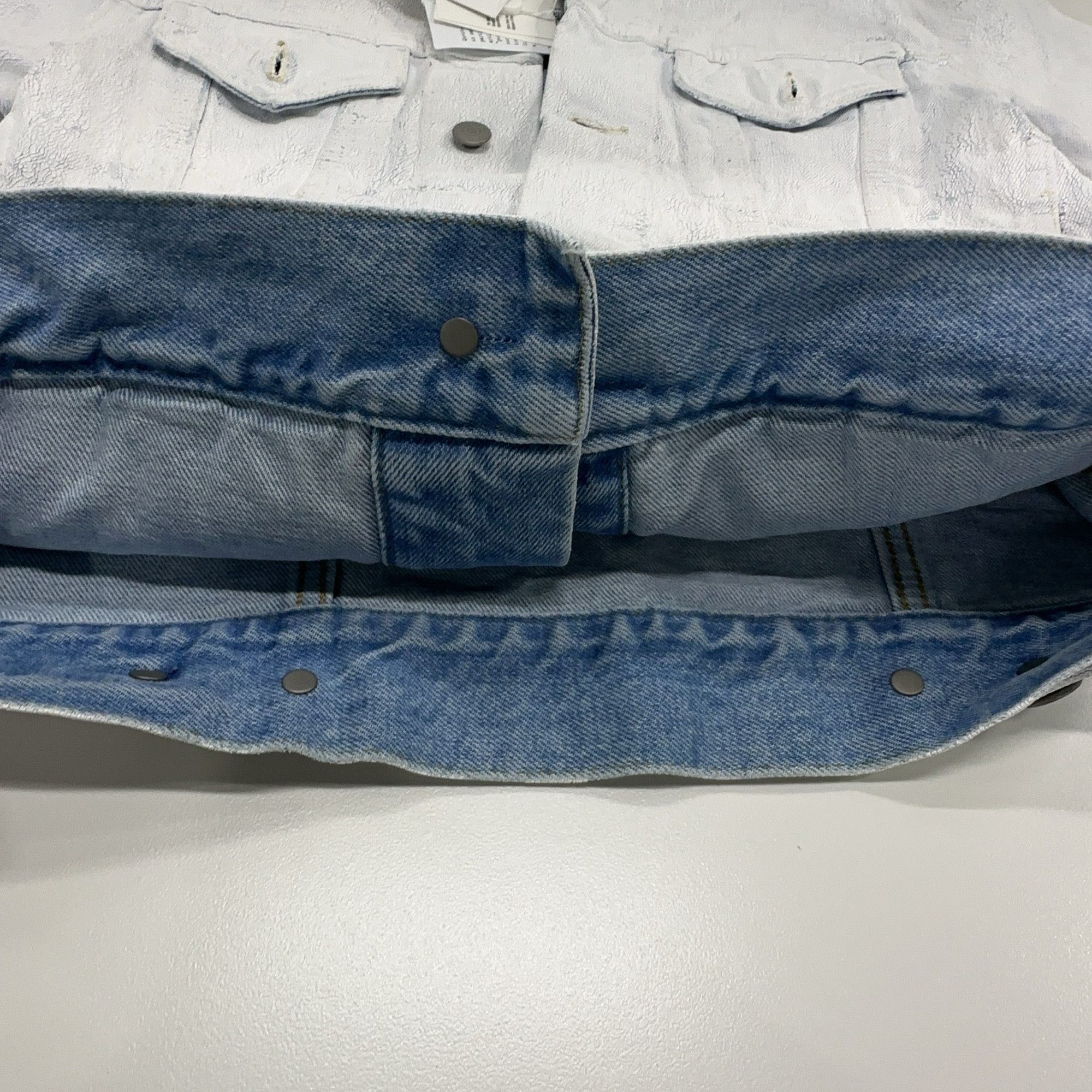 Maison Margiela Maison Margiela Painted Denim Jacket Size US XXS Size US XXS / EU 40 - 9 Thumbnail