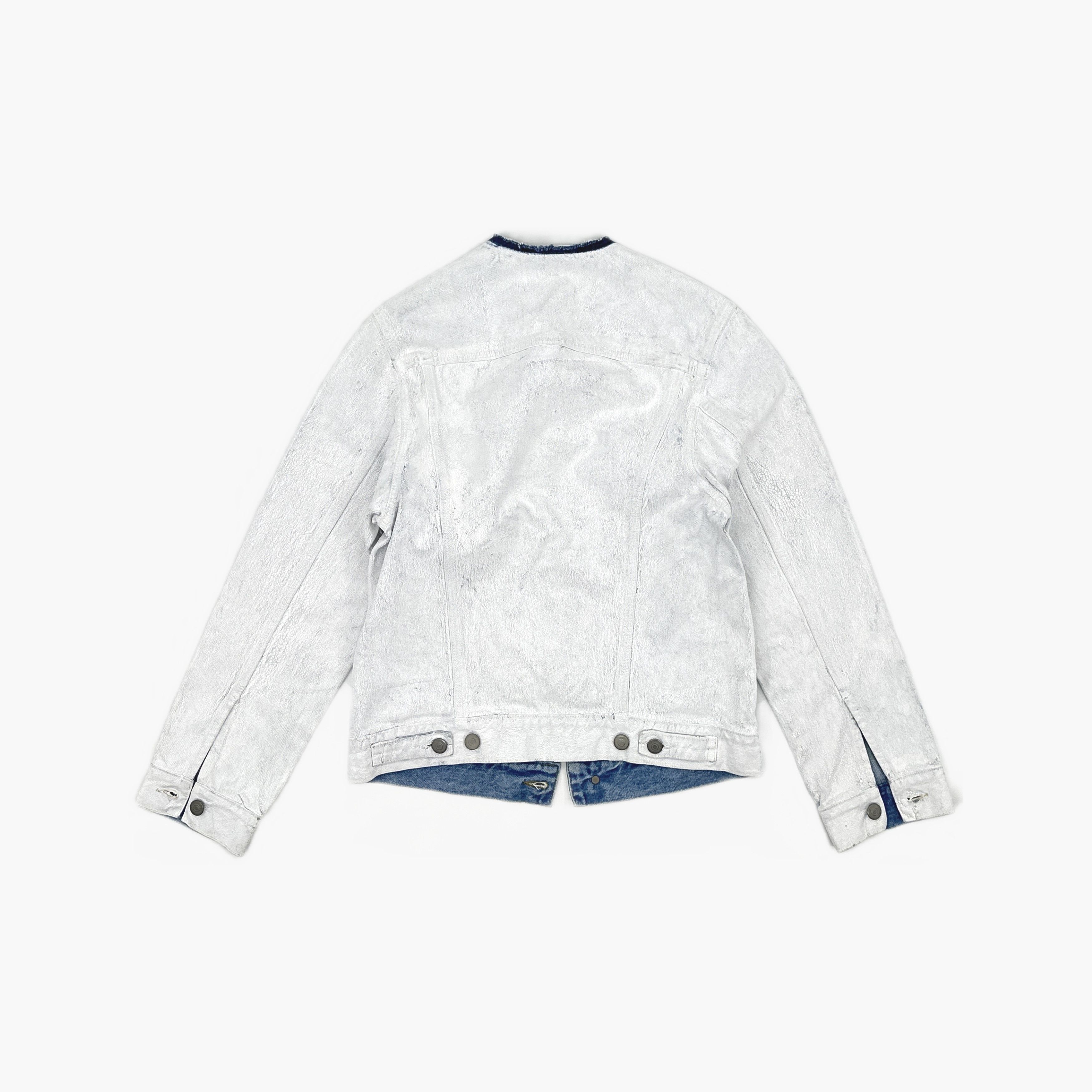 Maison Margiela Maison Margiela Painted Denim Jacket Size US XXS Size US XXS / EU 40 - 2 Thumbnail