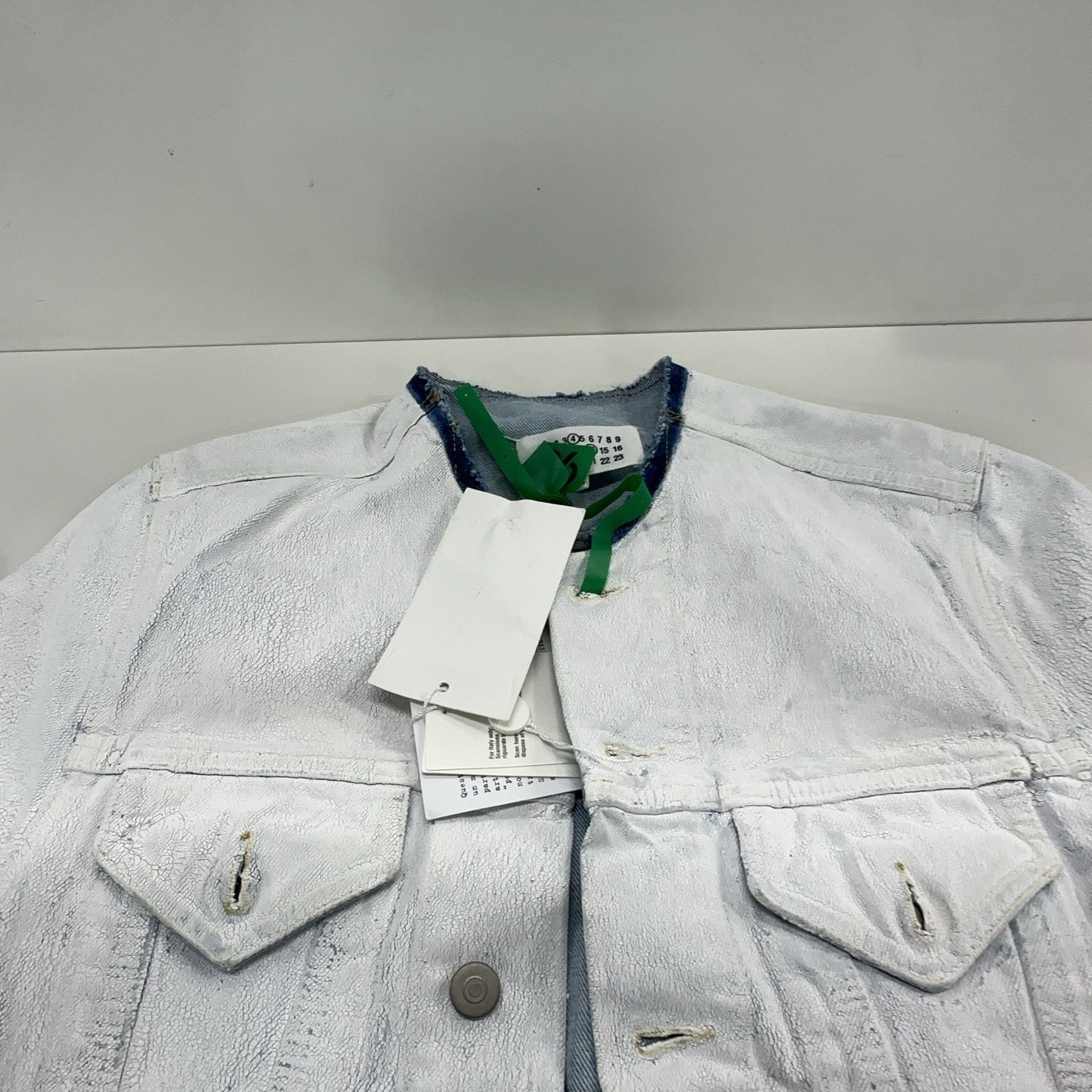 Maison Margiela Maison Margiela Painted Denim Jacket Size US XXS Size US XXS / EU 40 - 7 Thumbnail