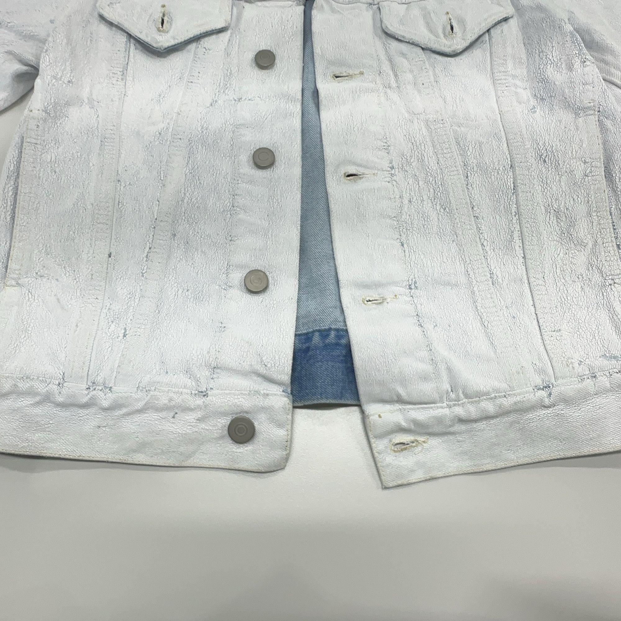 Maison Margiela Maison Margiela Painted Denim Jacket Size US XXS Size US XXS / EU 40 - 8 Thumbnail