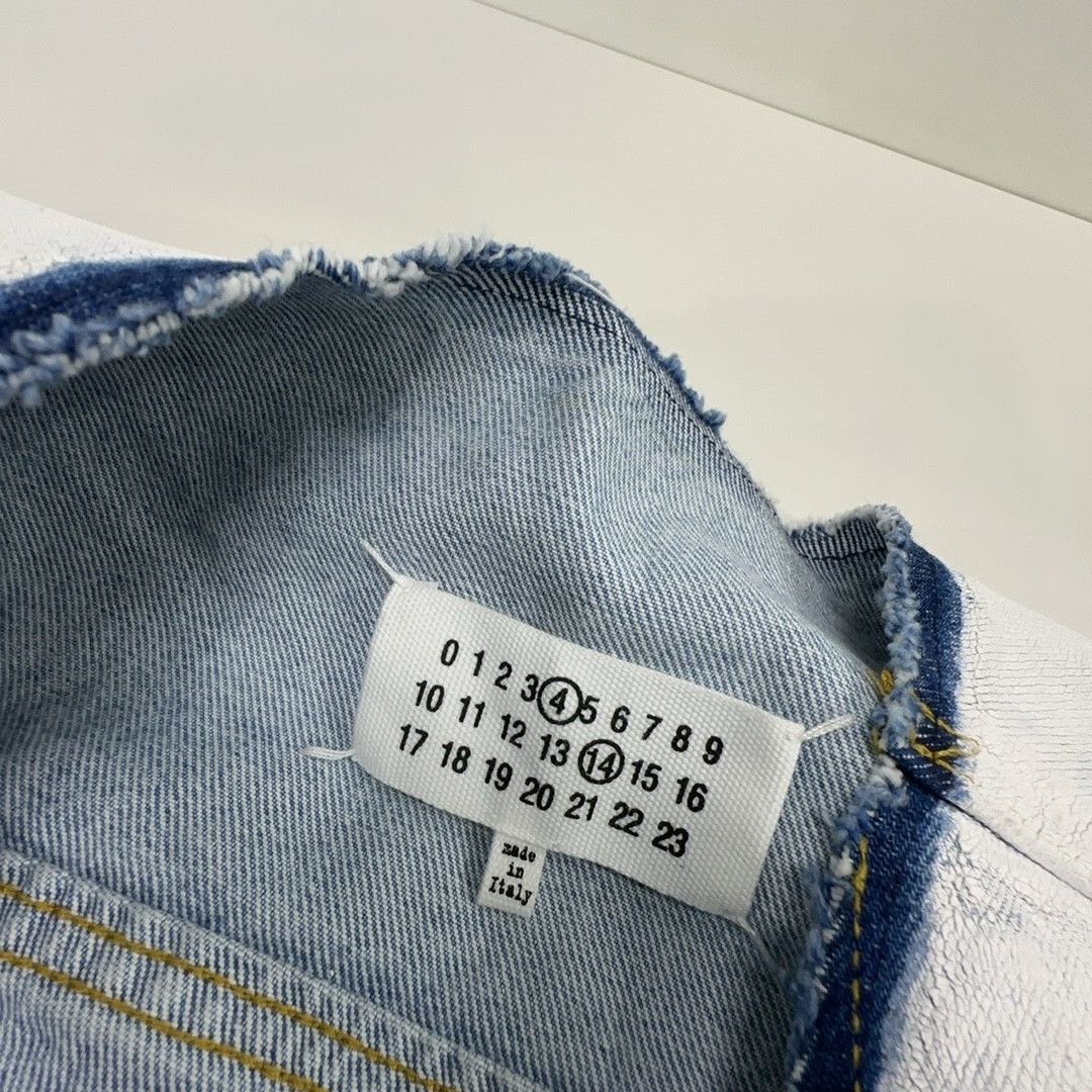 Maison Margiela Maison Margiela Painted Denim Jacket Size US XXS Size US XXS / EU 40 - 3 Thumbnail