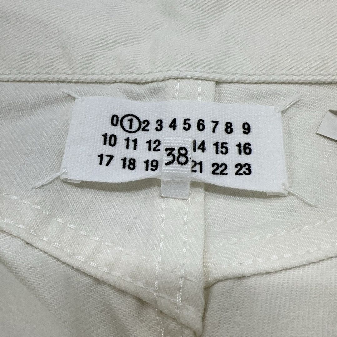 Maison Margiela Maison Margiela White Straight Jeans Size 38 Size 26" / US 2 / IT 38 - 3 Thumbnail