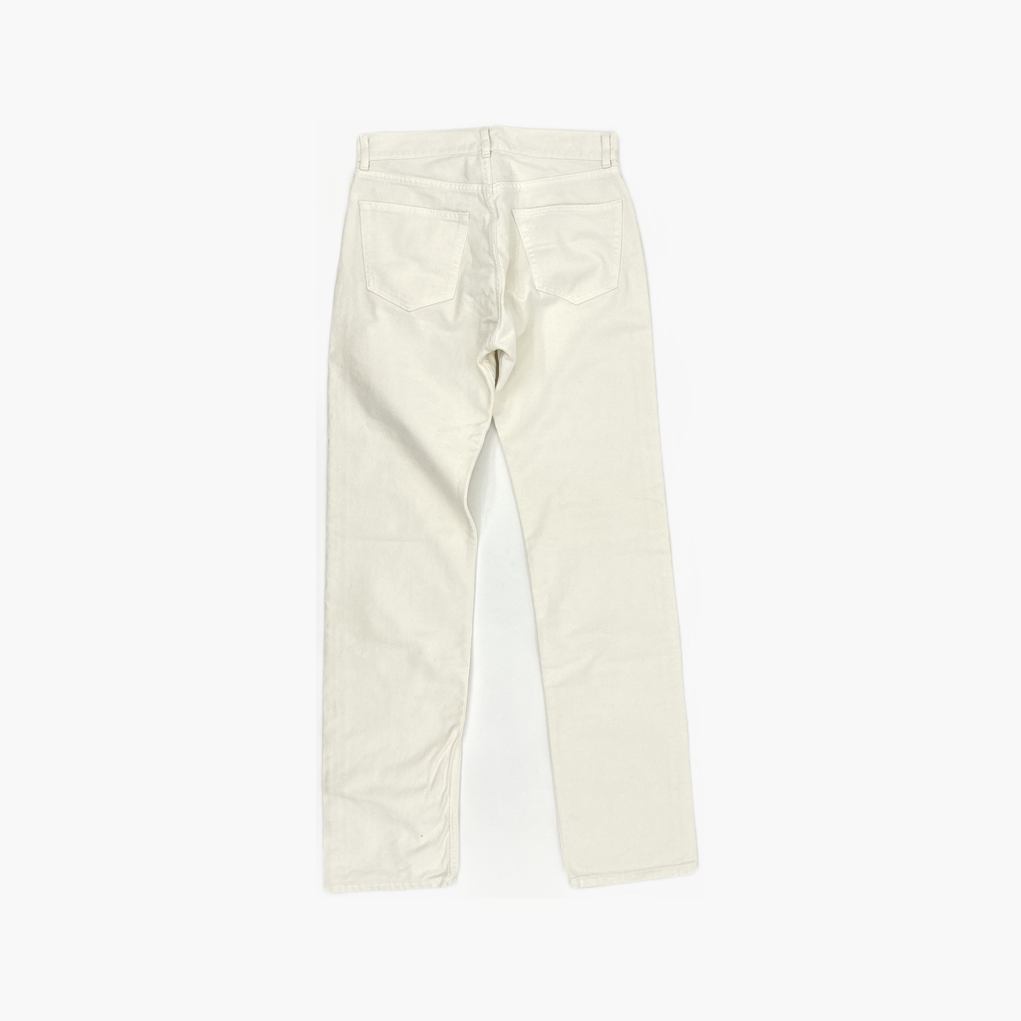 Maison Margiela Maison Margiela White Straight Jeans Size 38 Size 26" / US 2 / IT 38 - 2 Thumbnail