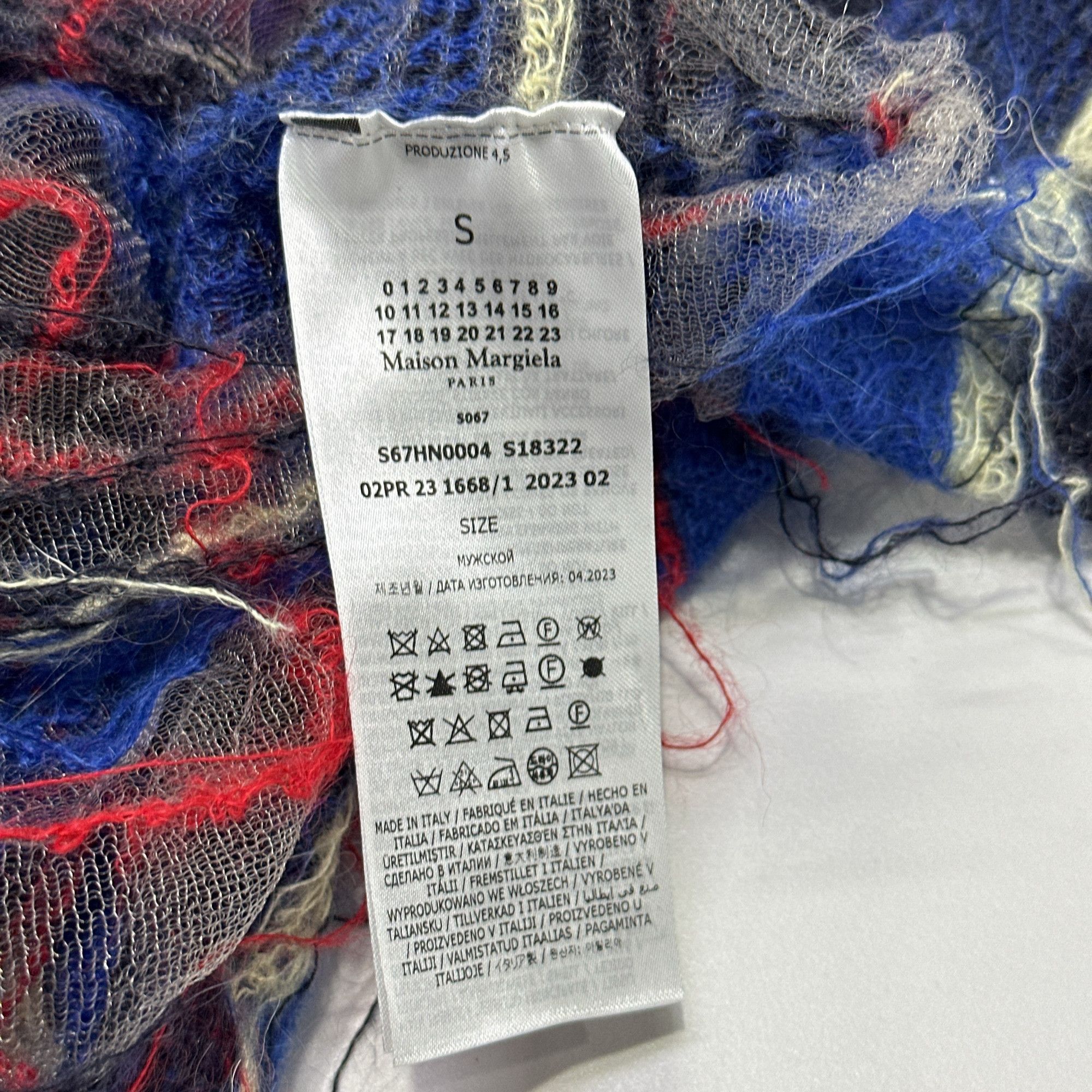 Maison Margiela Maison Margiela Plaid Mohair Sweater Size S Size US S / EU 44-46 / 1 - 3 Thumbnail