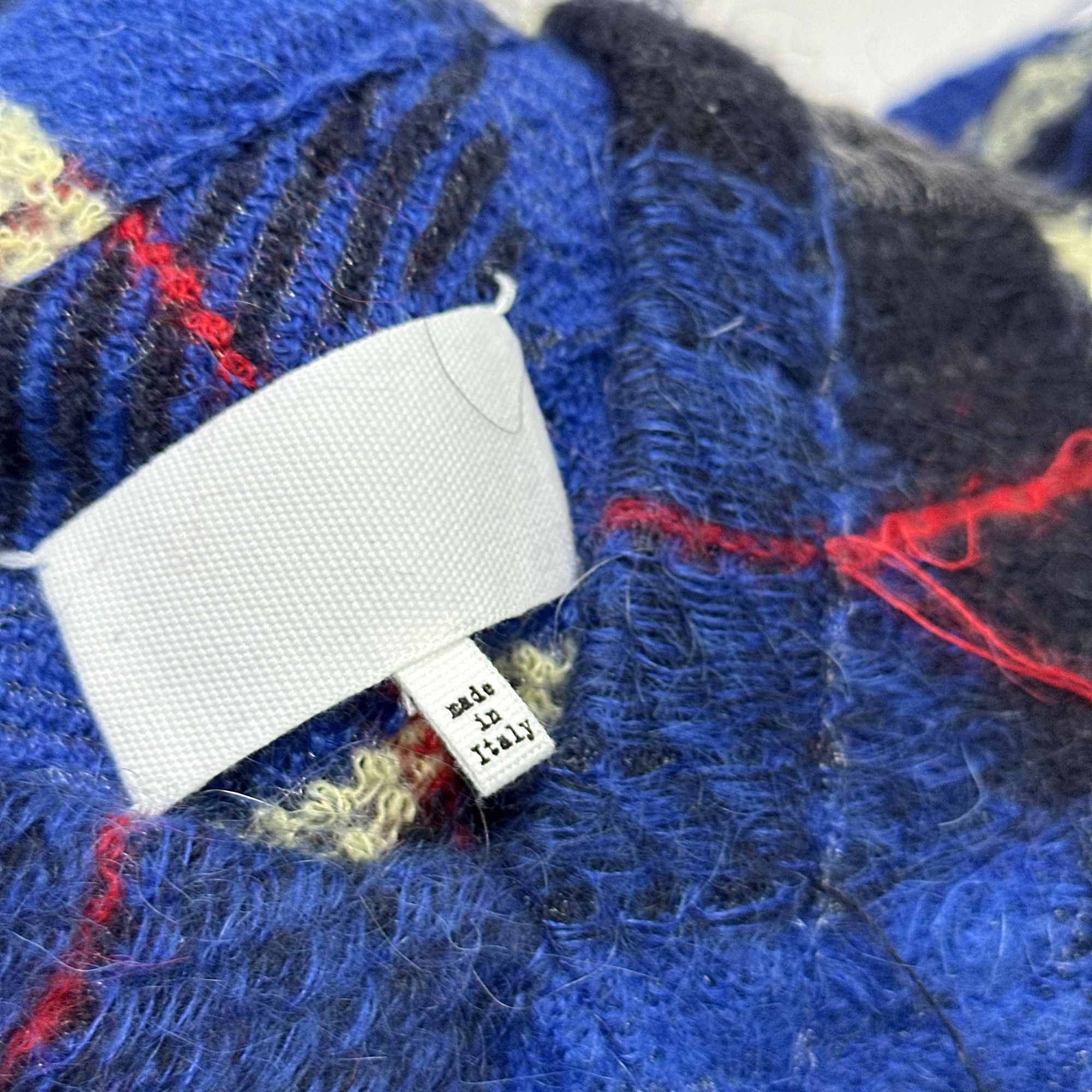 Maison Margiela Maison Margiela Plaid Mohair Sweater Size S Size US S / EU 44-46 / 1 - 5 Thumbnail