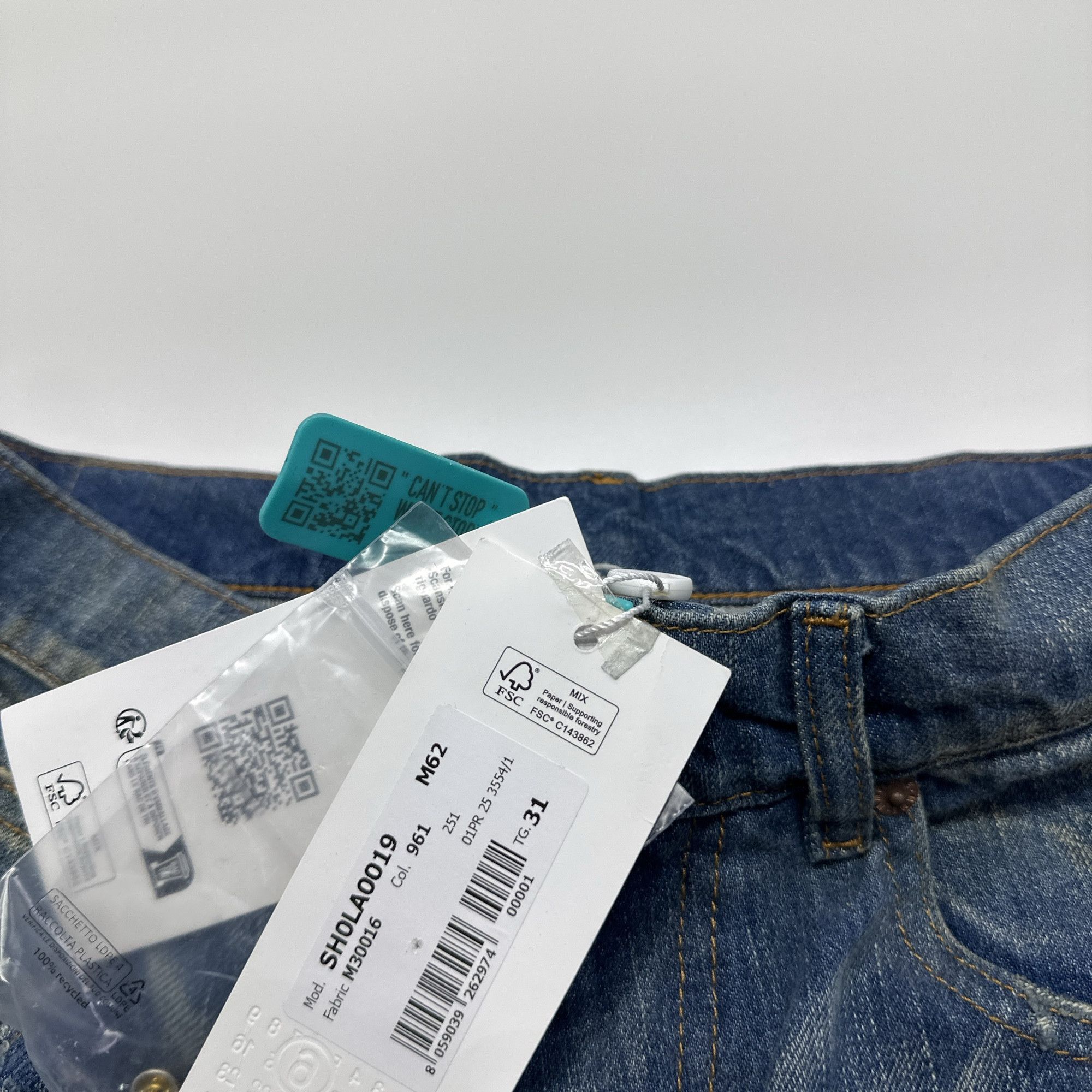 MM6 MM6 Maison Margiela Distressed Denim Jeans Size 31 Size US 31 - 3 Thumbnail