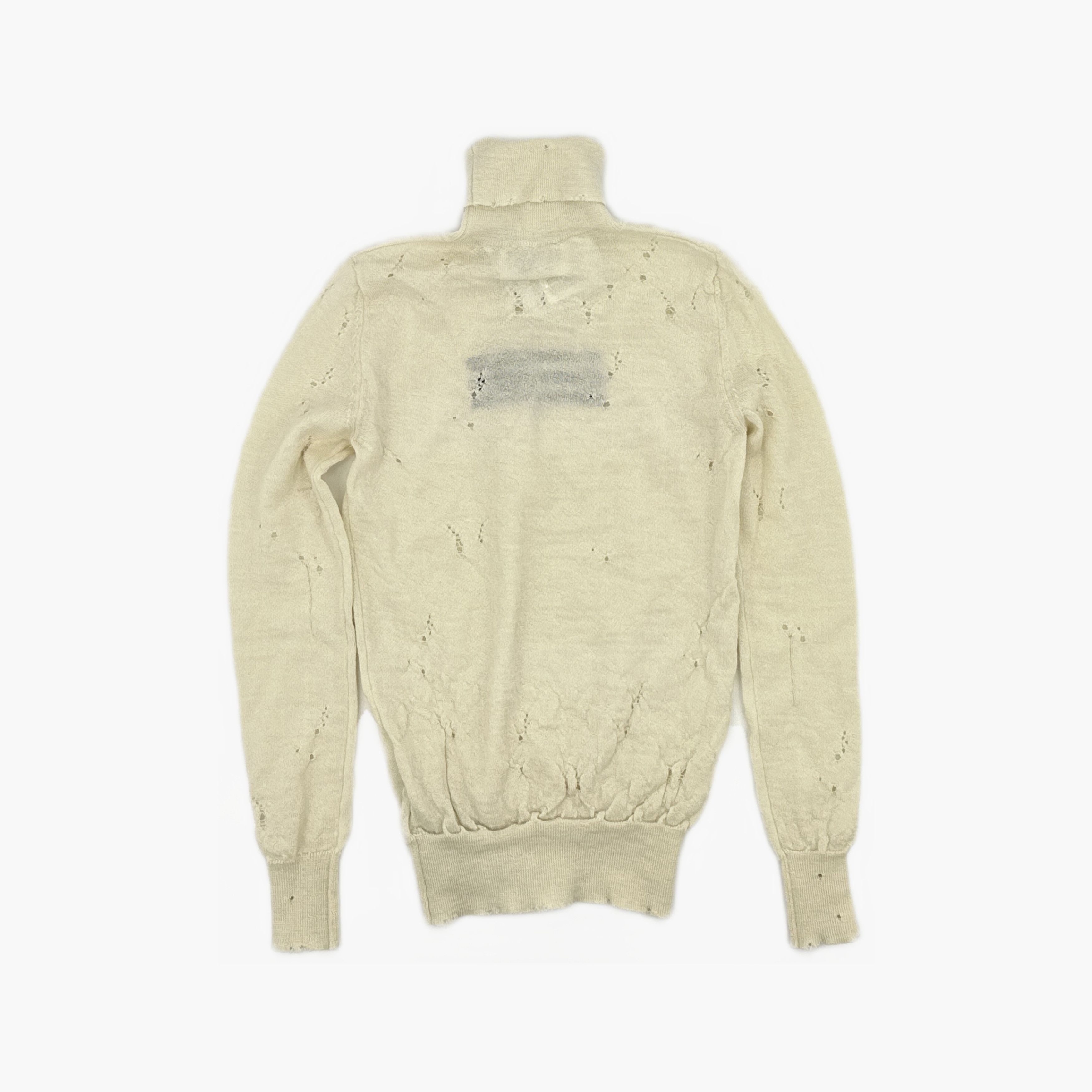MM6 MM6 Maison Margiela Distressed Turtleneck Sweater Size S Size S / US 4 / IT 40 - 2 Thumbnail