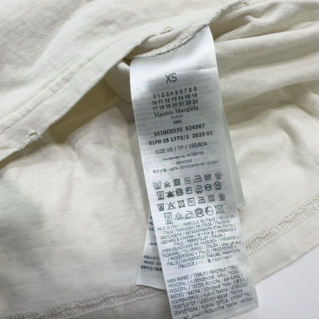 Maison Margiela Maison Margiela Logo Long Sleeve T-Shirt XS Size XS / US 0-2 / IT 36-38 - 5 Thumbnail