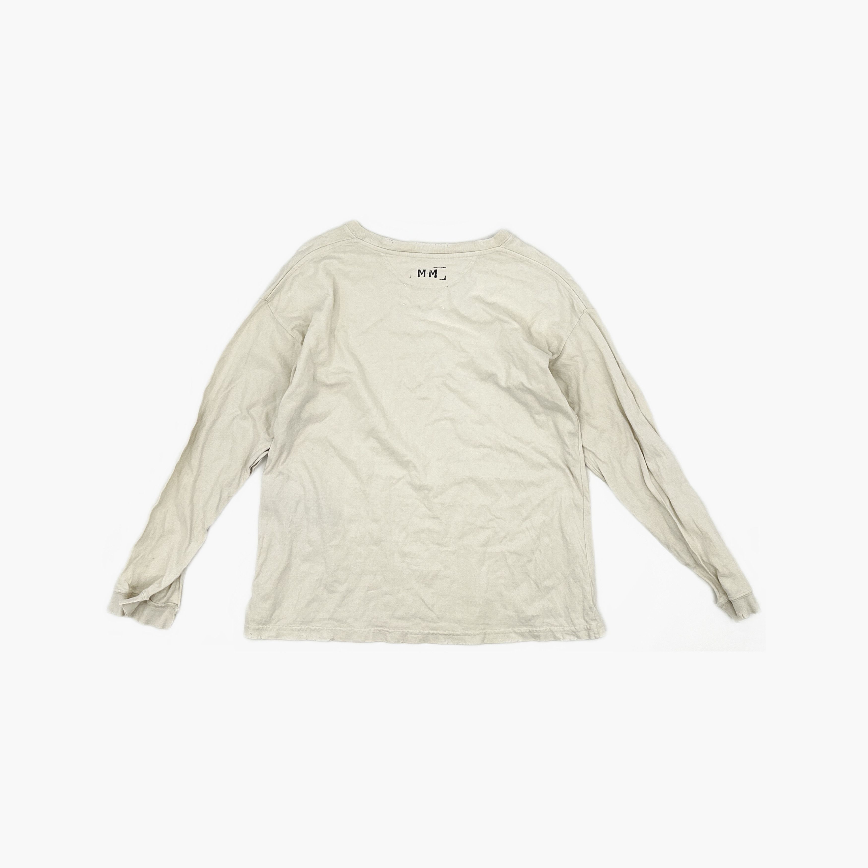 Maison Margiela Maison Margiela Logo Long Sleeve T-Shirt XS Size XS / US 0-2 / IT 36-38 - 2 Thumbnail