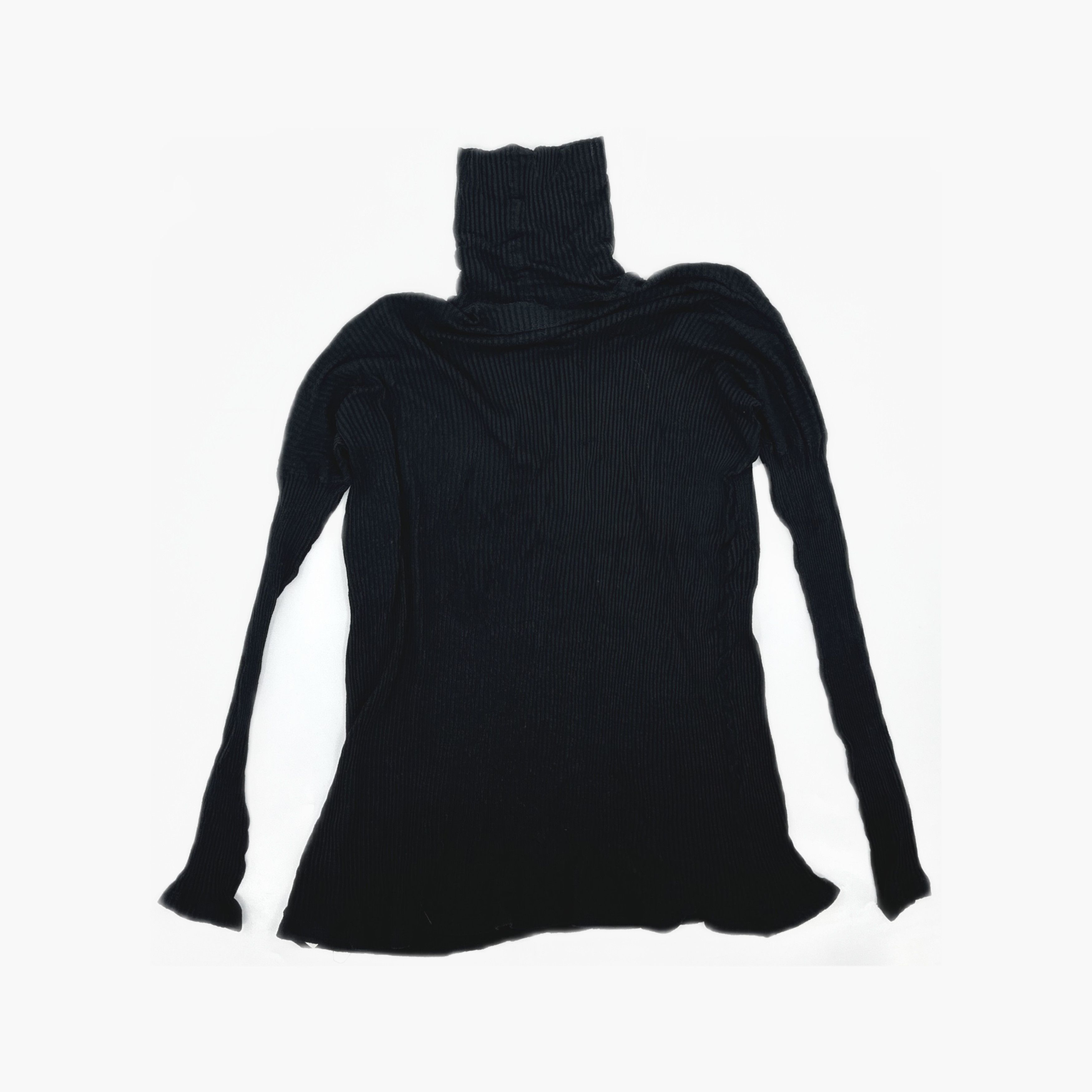 MM6 MM6 Maison Margiela Ribbed Turtleneck Top Size L Size L / US 10 / IT 46 - 2 Thumbnail