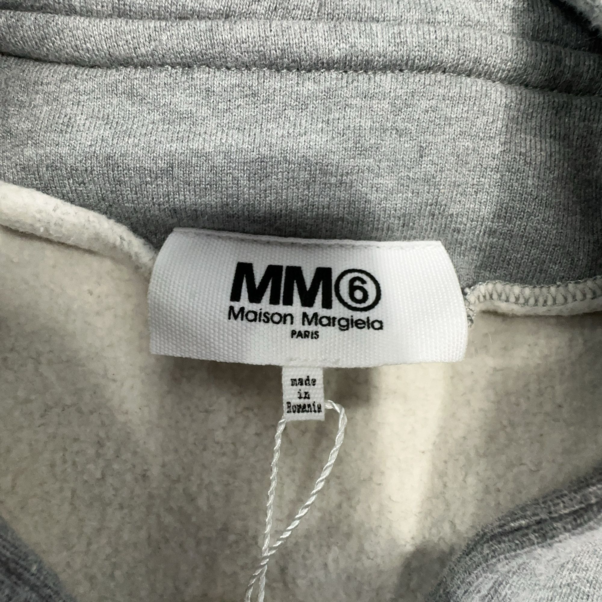 MM6 MM6 Maison Margiela Gray Hoodie Size XS Size XS / US 0-2 / IT 36-38 - 3 Thumbnail