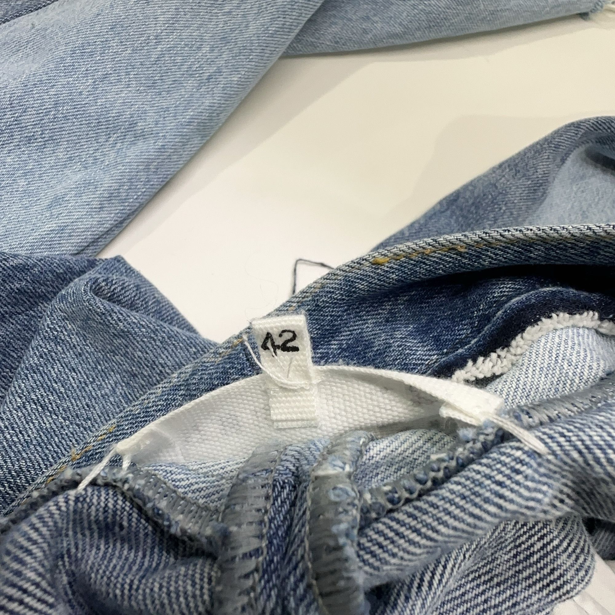 Maison Margiela Maison Margiela Contrast Denim Jeans Size 42 Size 28" / US 6 / IT 42 - 5 Thumbnail