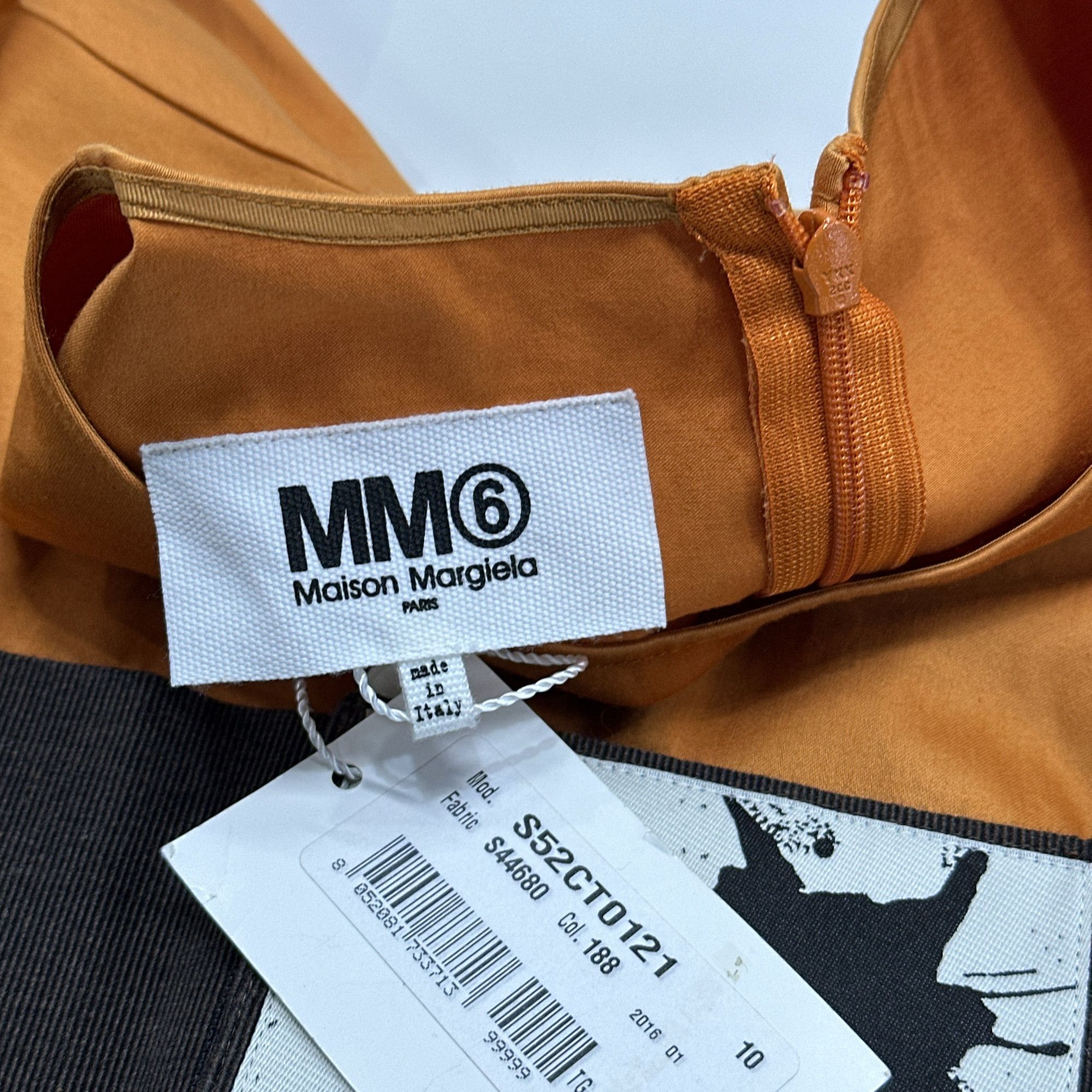 MM6 MM6 Maison Margiela Brown Long Sleeve Midi Dress Size 42 Size M / US 6-8 / IT 42-44 - 4 Thumbnail