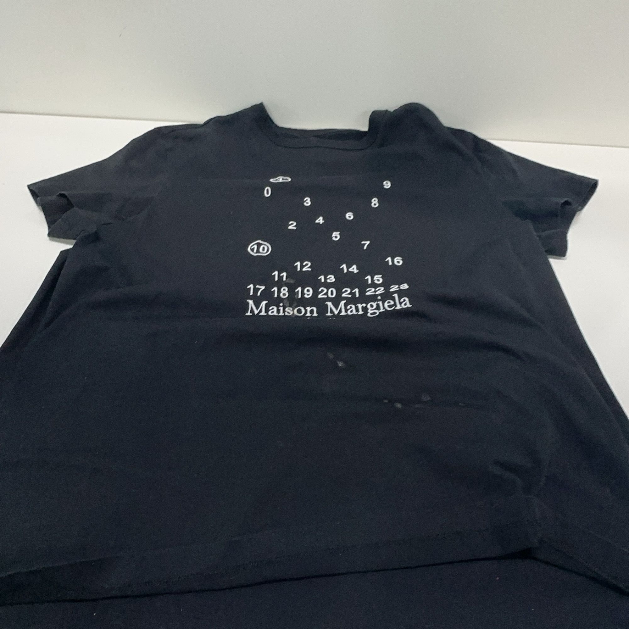 Maison Margiela Maison Margiela Number Logo T-Shirt Size S Size US S / EU 44-46 / 1 - 6 Thumbnail