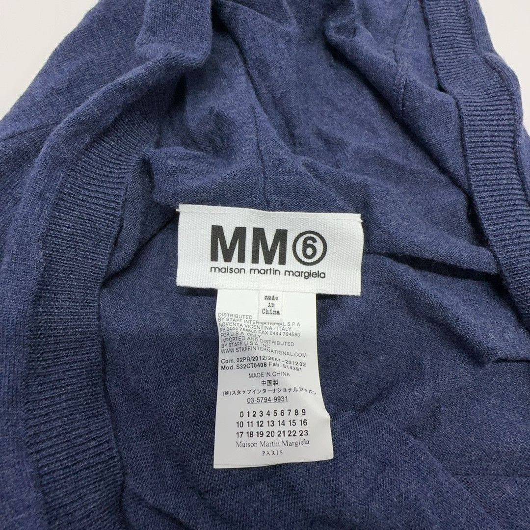 MM6 MM6 Maison Margiela Hooded Knit Dress Blue Size XS Size XS / US 0-2 / IT 36-38 - 3 Thumbnail