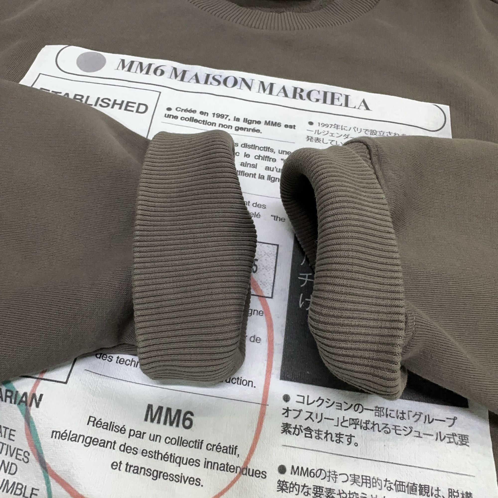 MM6 MM6 Maison Margiela Newspaper Graphic Sweatshirt Size M Size US M / EU 48-50 / 2 - 8 Thumbnail