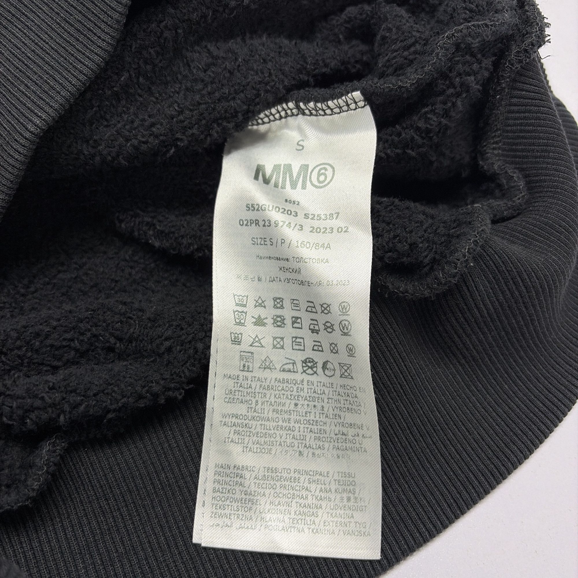 MM6 MM6 Maison Margiela Number Print Sweatshirt Size S Size S / US 4 / IT 40 - 3 Thumbnail