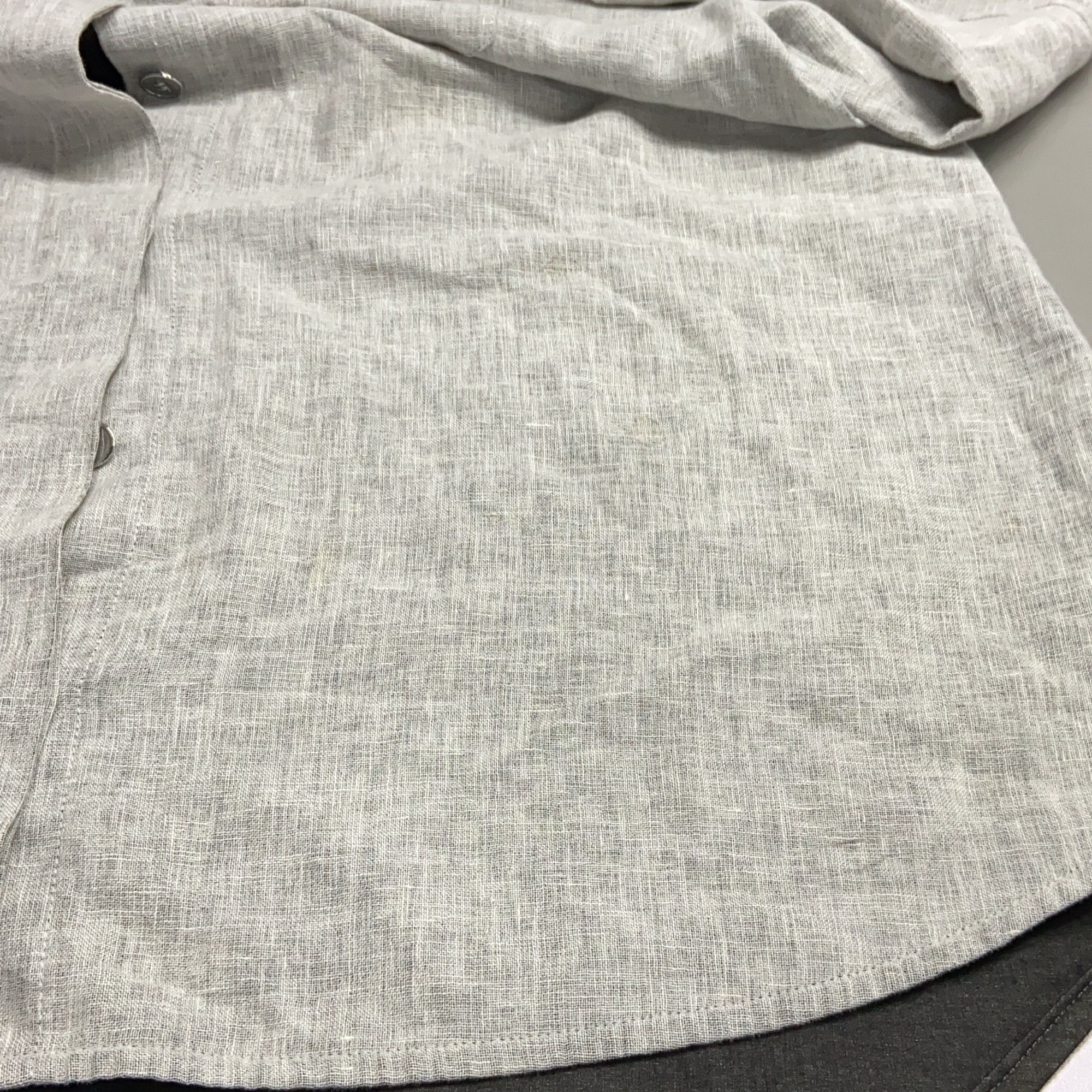 MM6 MM6 Maison Margiela Linen Blend Button Up Shirt Size 42 Size M / US 6-8 / IT 42-44 - 8 Thumbnail