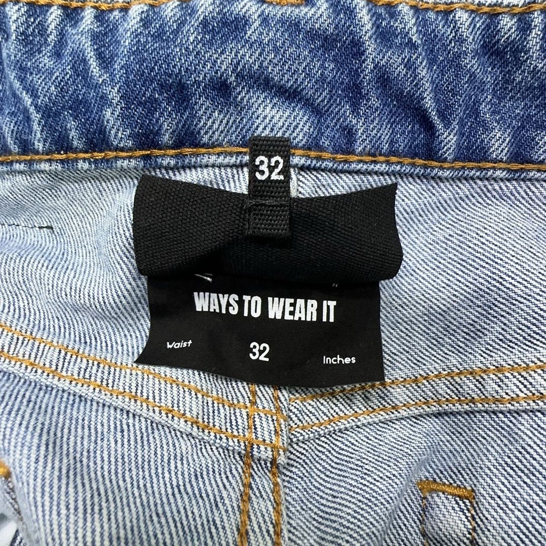 MM6 MM6 Maison Margiela Paneled Denim Jeans Size 32 Size US 32 / EU 48 - 3 Thumbnail