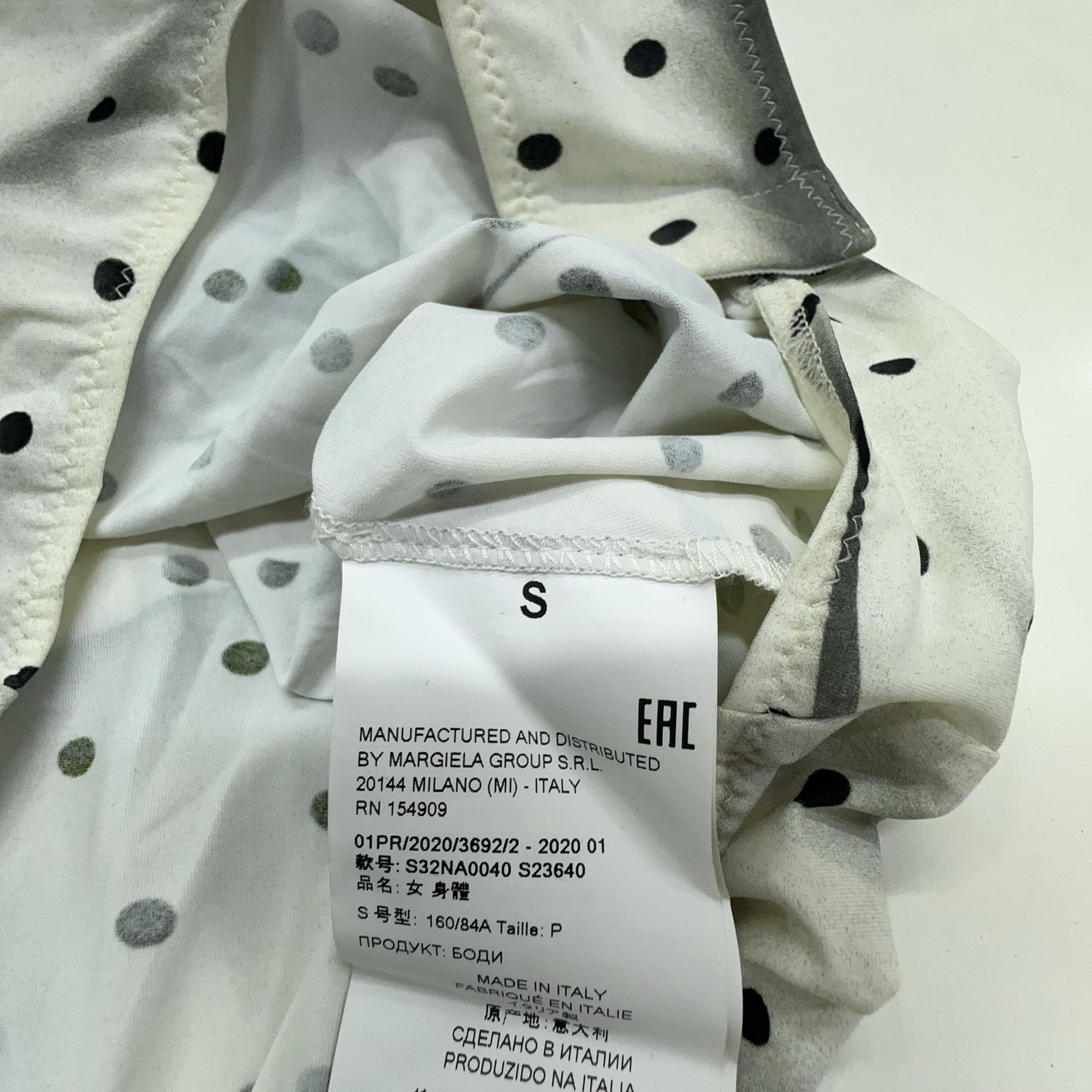 MM6 MM6 Maison Margiela Polka Dot Bodysuit Size S Size S / US 4 / IT 40 - 3 Thumbnail