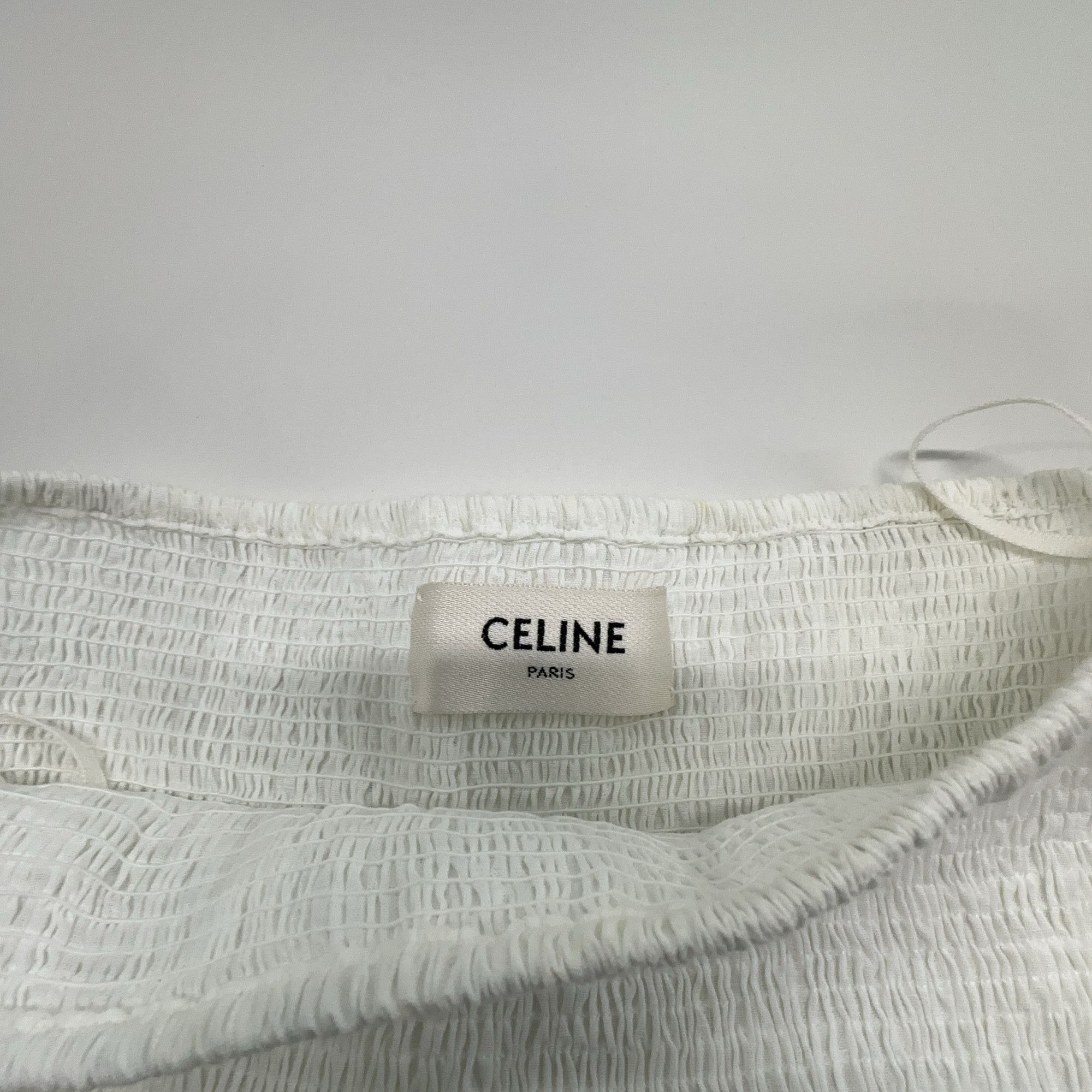 Celine Celine White Tiered Mini Skirt Size 36 Size 26" / US 2 / IT 38 - 6 Thumbnail