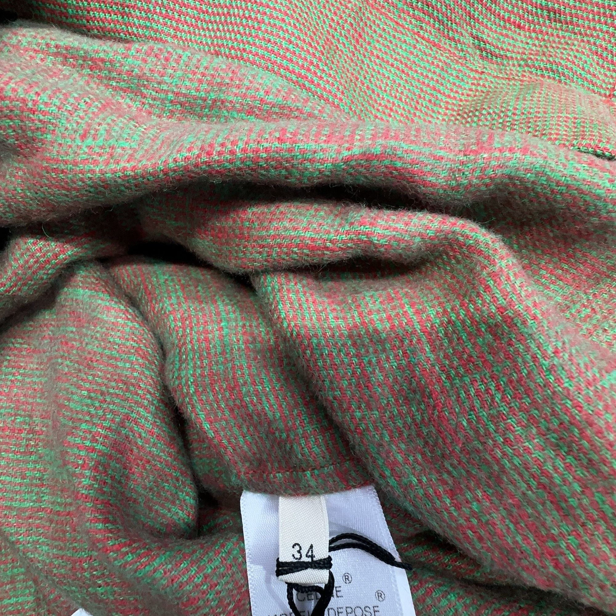 Celine Celine Patterned Linen Button Up Shirt Size 34 Size XS / US 0-2 / IT 36-38 - 3 Thumbnail