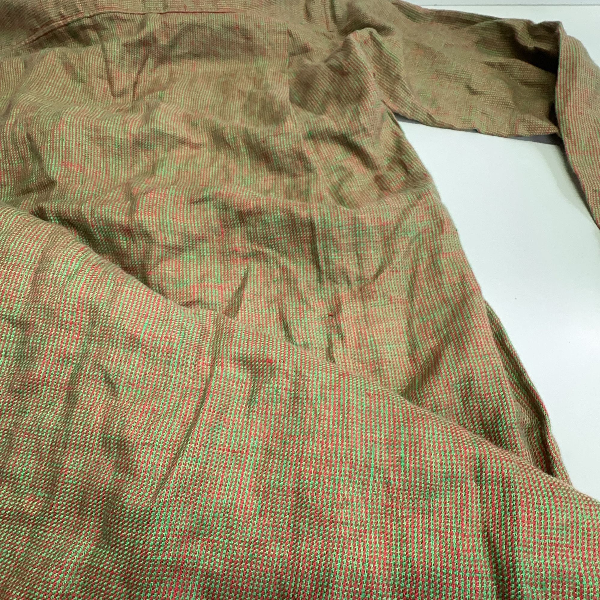 Celine Celine Patterned Linen Button Up Shirt Size 34 Size XS / US 0-2 / IT 36-38 - 11 Thumbnail