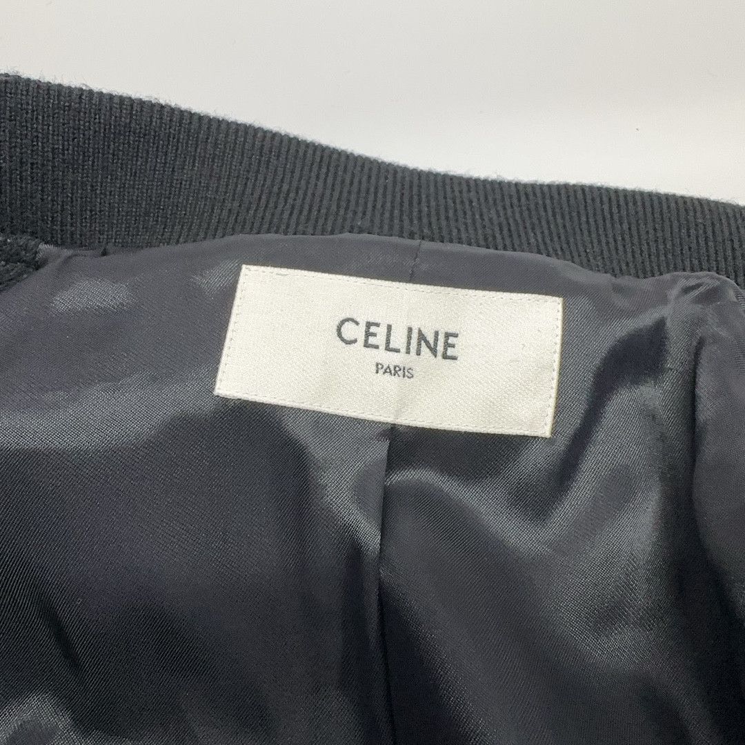 Celine CELINE Wool Leather Varsity Jacket Size M Size US M / EU 48-50 / 2 - 5 Thumbnail