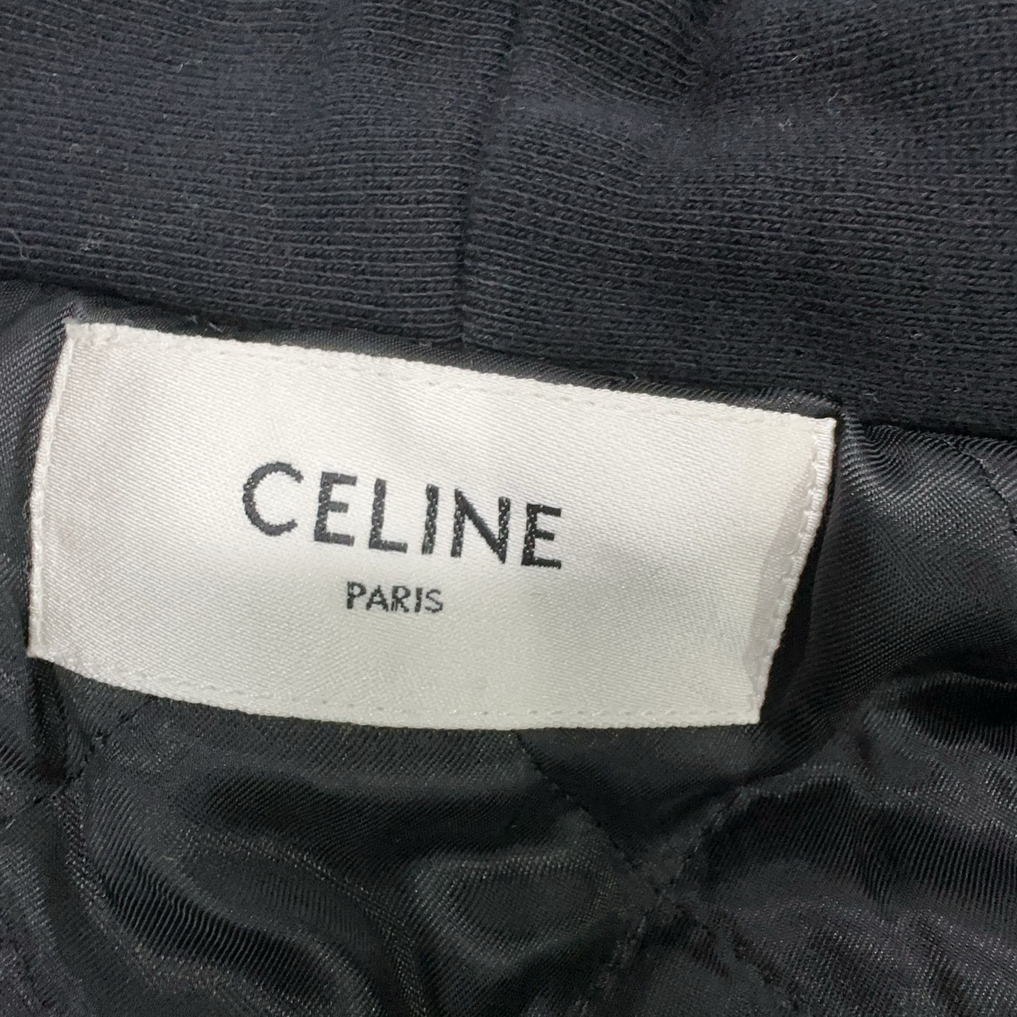 Celine CELINE Checkered Logo Hooded Jacket Size 48 Size US M / EU 48-50 / 2 - 5 Thumbnail