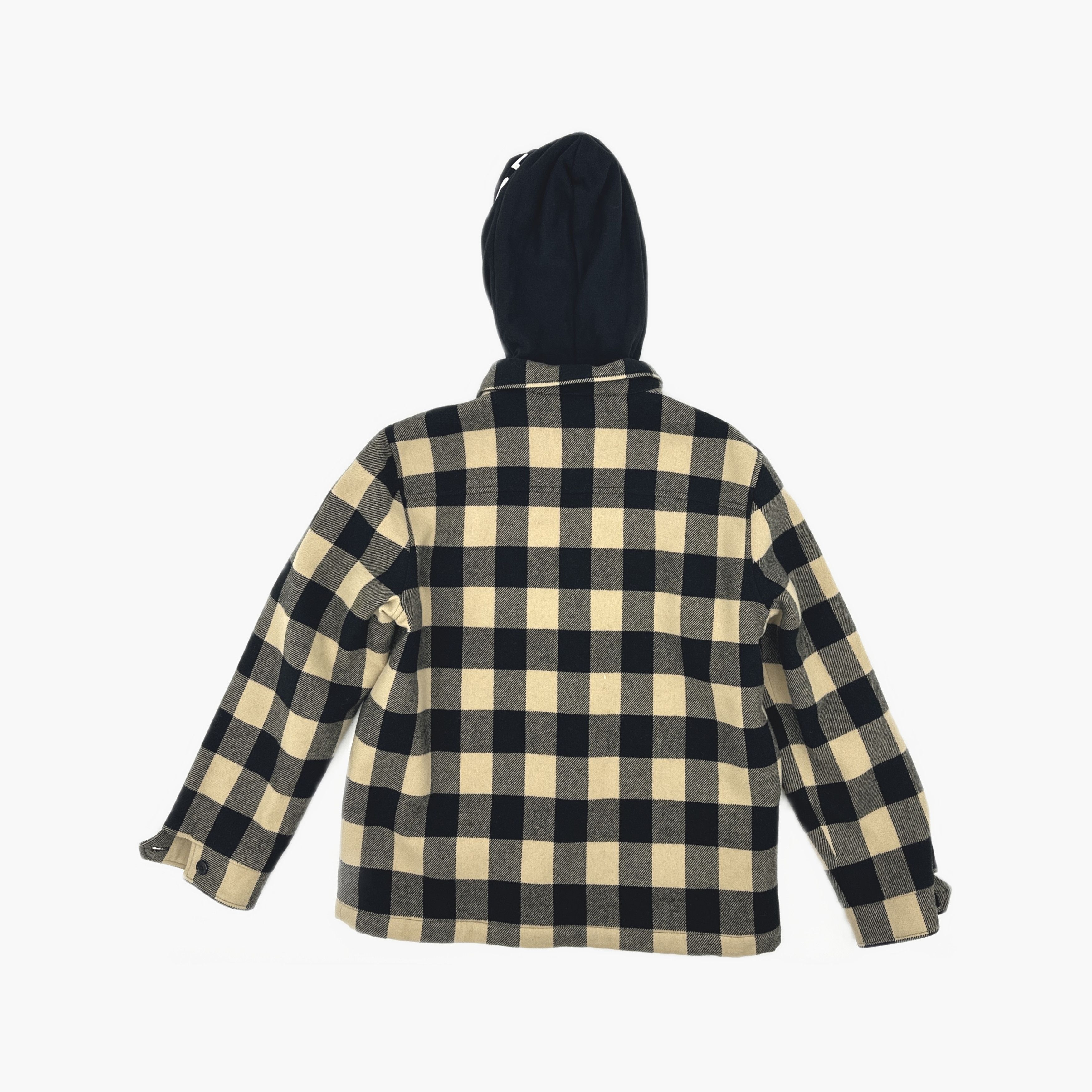 Celine CELINE Checkered Logo Hooded Jacket Size 48 Size US M / EU 48-50 / 2 - 2 Thumbnail