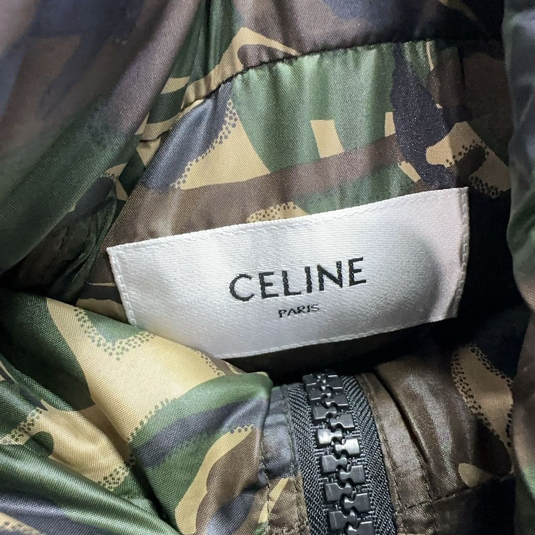 Celine CELINE Camo Logo Puffer Jacket Size 50 Size US M / EU 48-50 / 2 - 5 Thumbnail