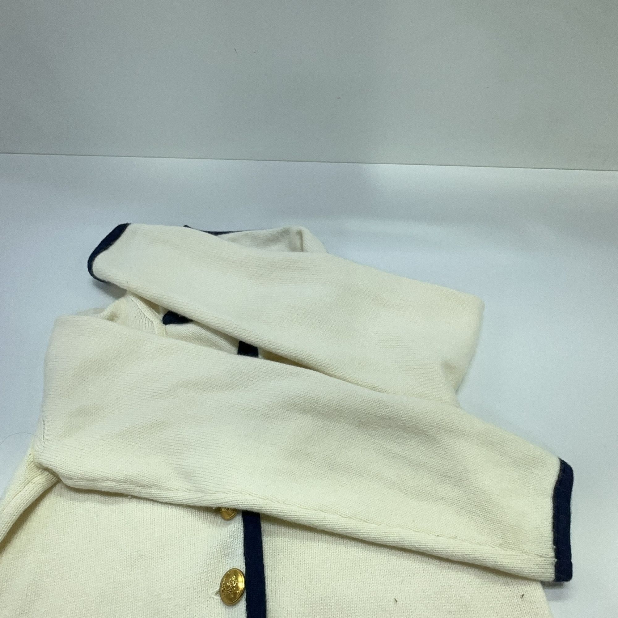 Celine CELINE Cashmere Striped Trim Cardigan Size XS Size XS / US 0-2 / IT 36-38 - 8 Thumbnail