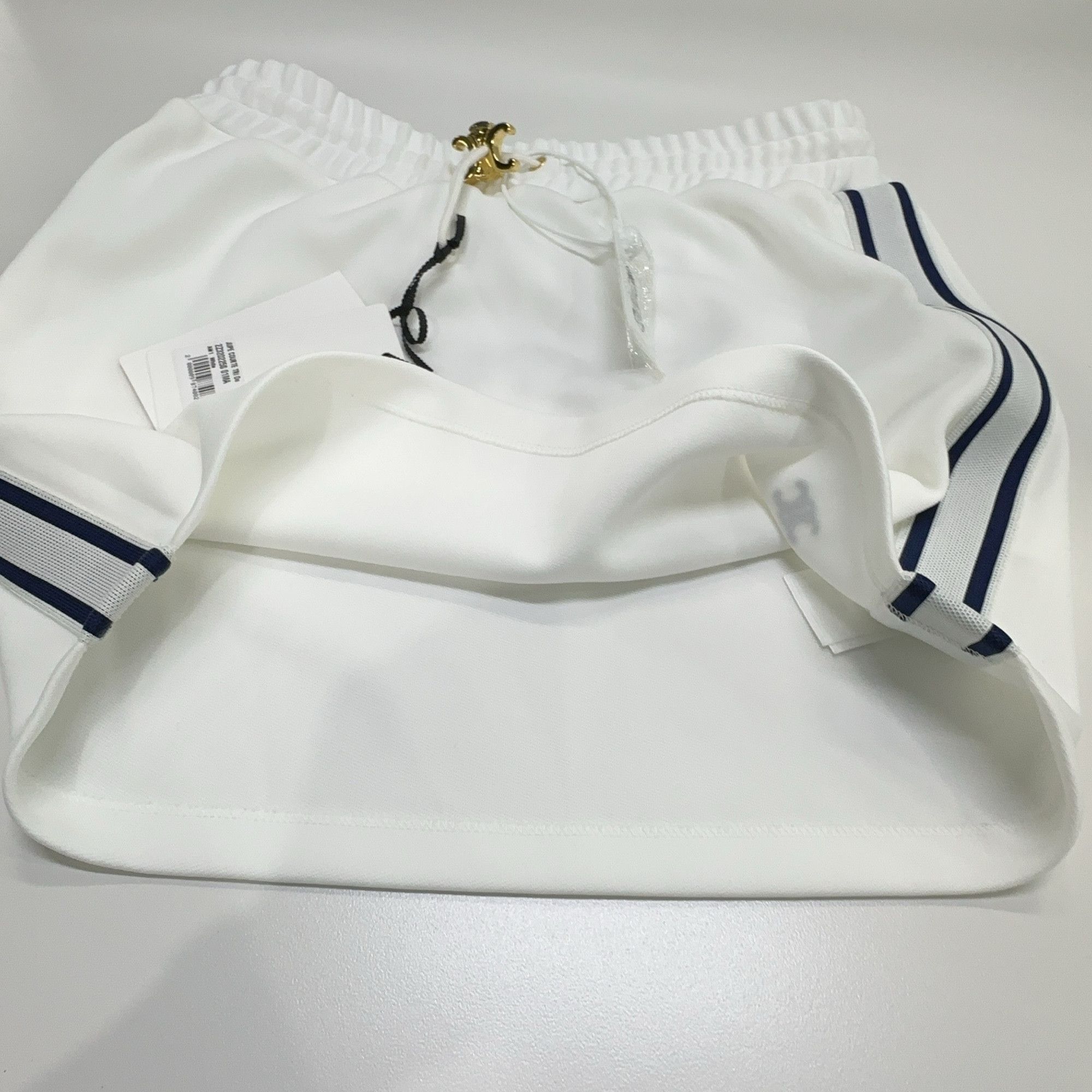 Celine Celine Logo Side Stripe Mini Skirt Size S Size 26" / US 2 / IT 38 - 10 Thumbnail