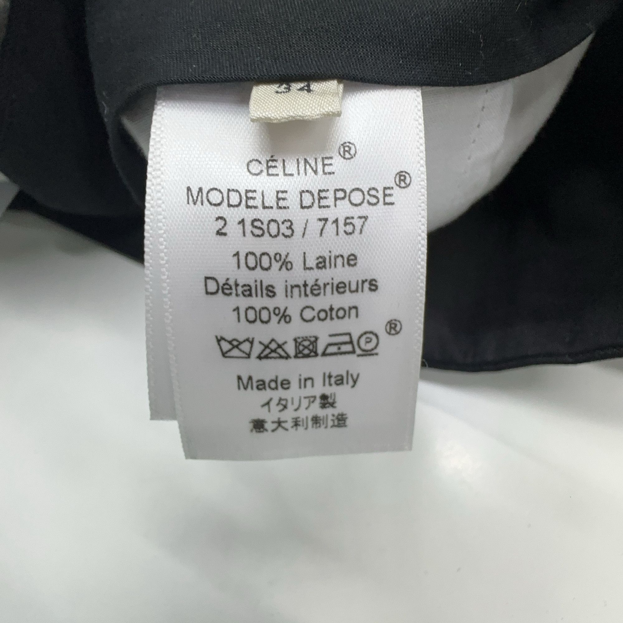Celine Celine Wool Trousers Size 34 Size 25" / US 0 / IT 36 - 5 Thumbnail