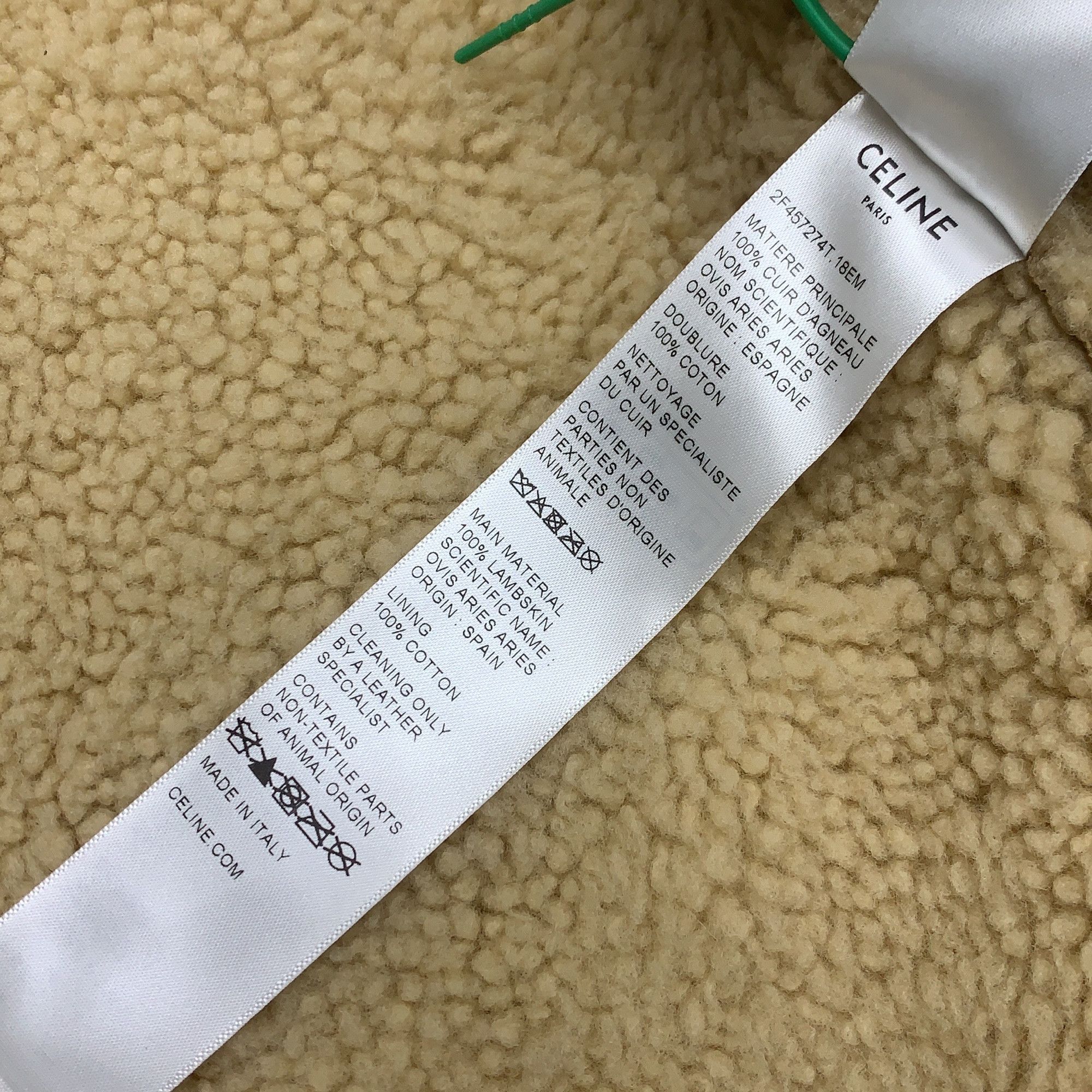 Celine CELINE Lambskin Shearling Jacket Size 36 Size XS / US 0-2 / IT 36-38 - 5 Thumbnail