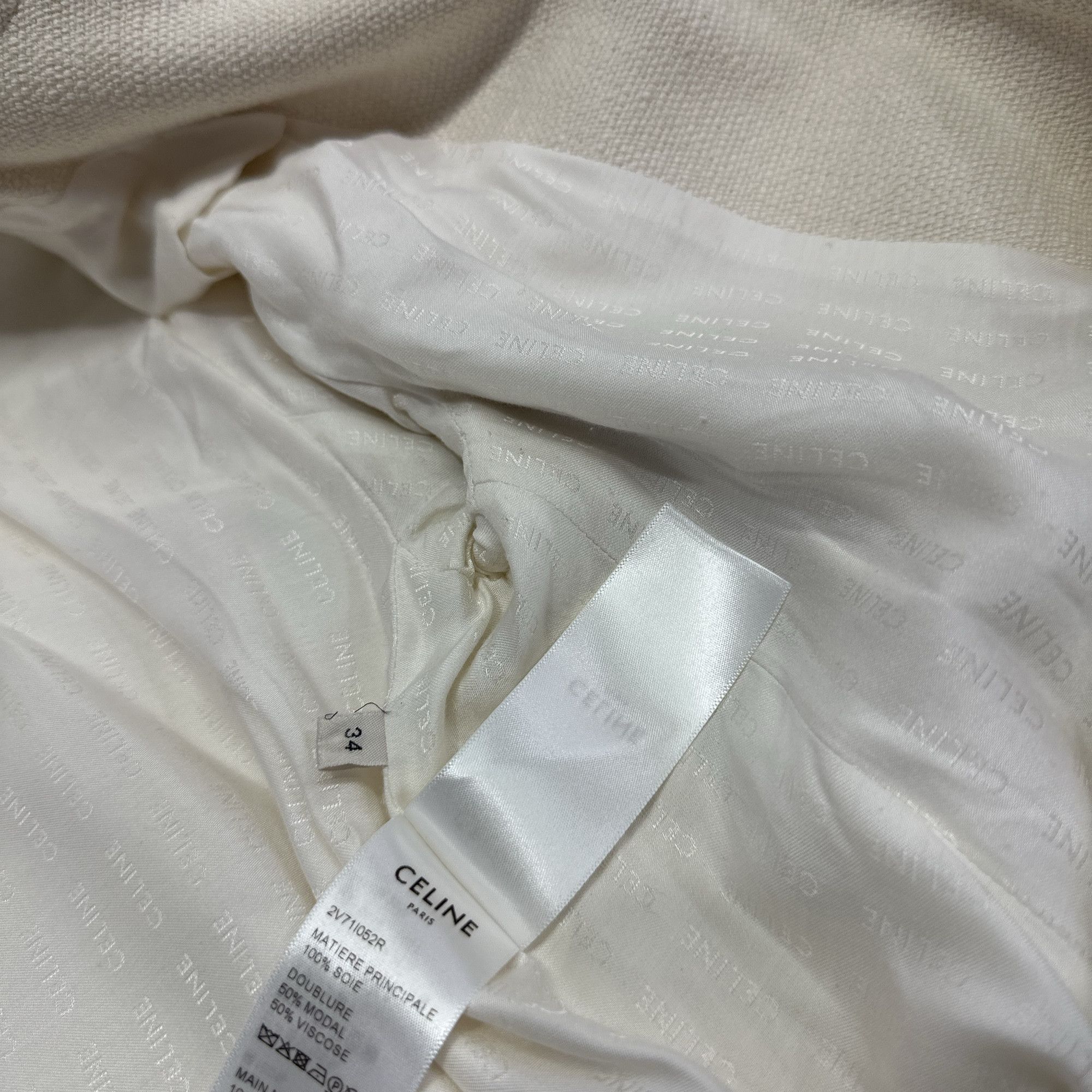 Celine Celine Braided Trim Silk Jacket Size 34 Size XS / US 0-2 / IT 36-38 - 4 Thumbnail