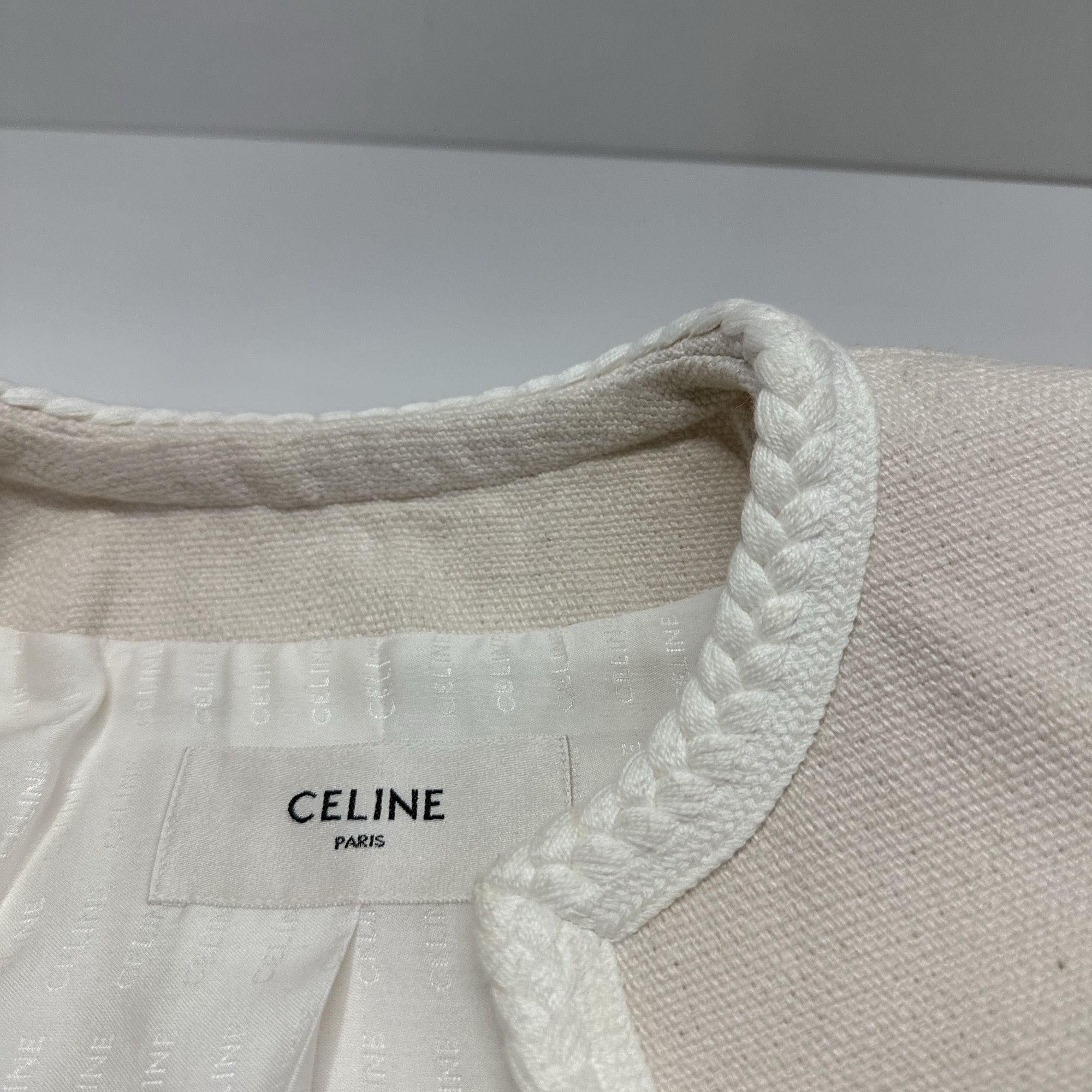 Celine Celine Braided Trim Silk Jacket Size 34 Size XS / US 0-2 / IT 36-38 - 3 Thumbnail