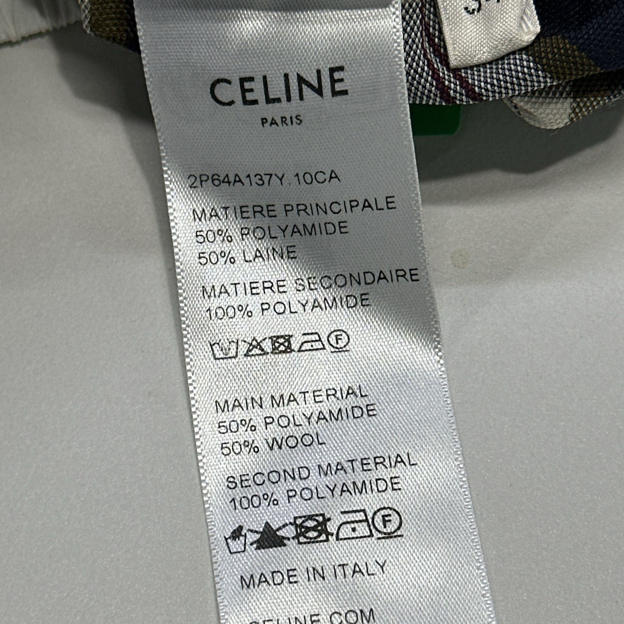 Celine CELINE Plaid Drawstring Shorts Size 34 Size 25" / US 0 / IT 36 - 5 Thumbnail