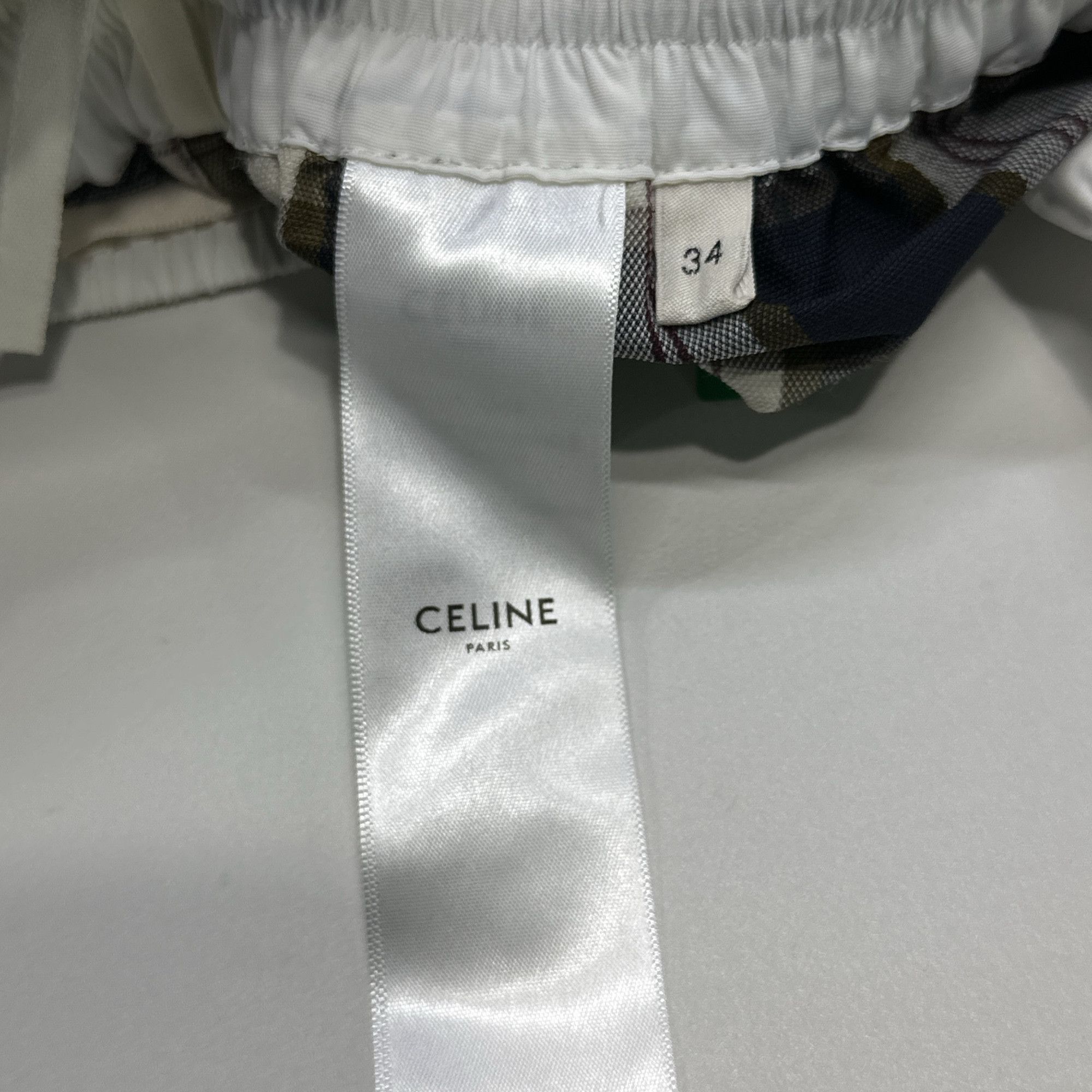 Celine CELINE Plaid Drawstring Shorts Size 34 Size 25" / US 0 / IT 36 - 4 Thumbnail