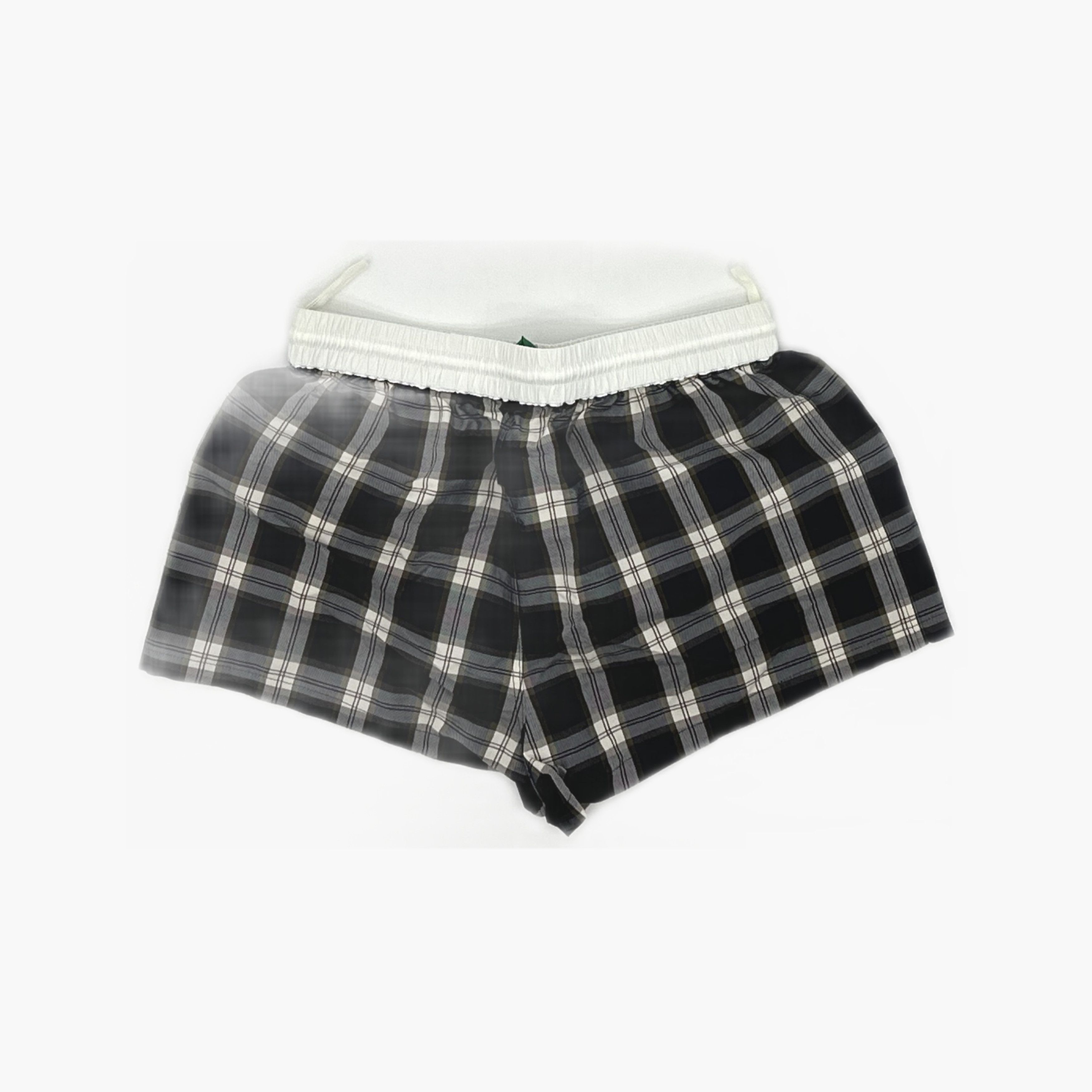 Celine CELINE Plaid Drawstring Shorts Size 34 Size 25" / US 0 / IT 36 - 2 Thumbnail
