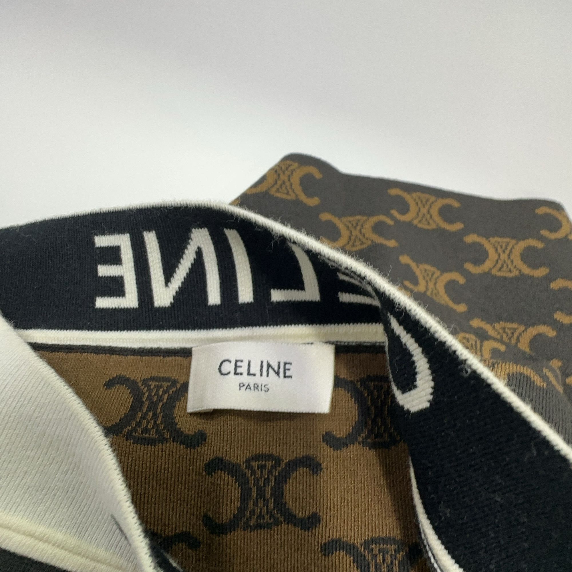 Celine Celine Triomphe Logo Knit Mini Skirt Size S Size 26" / US 2 / IT 38 - 5 Thumbnail